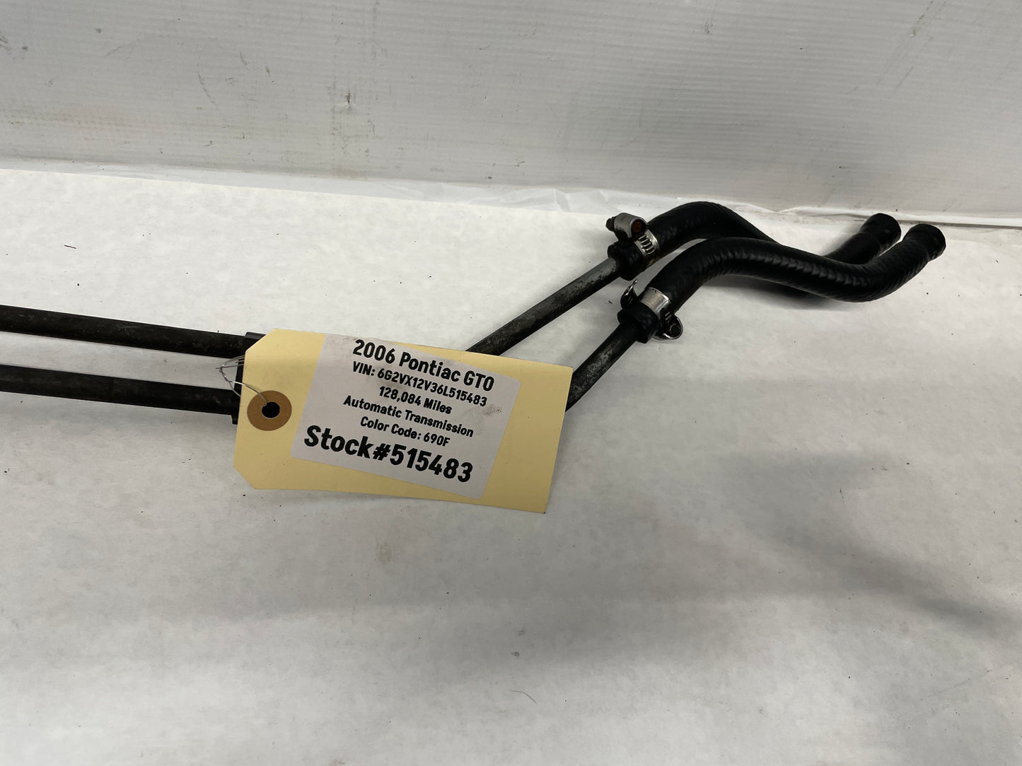 2006 Pontiac GTO Power Steering Lines Hoses Tubes OEM - Day's Parts Yard