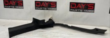 2013 Chevy Caprice LH Driver Rear Interior Quarter Pillar Carpet Retainer Sill Trim Panel OEM - Day's Parts Yard