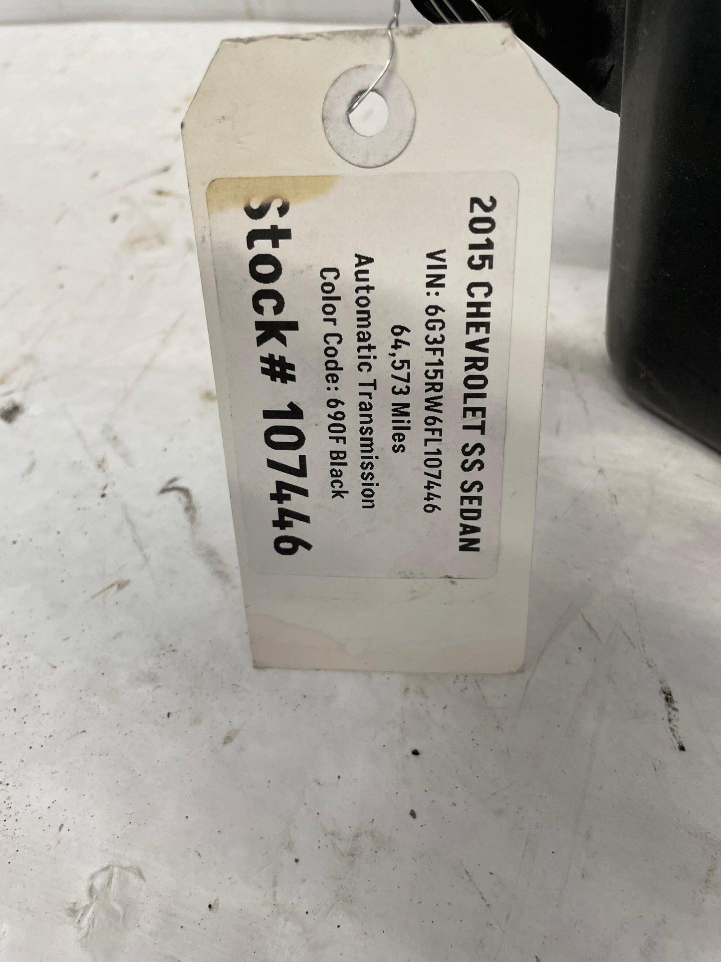 2015 Chevy SS Sedan Coolant Reservoir Overflow Tank Bottle OEM