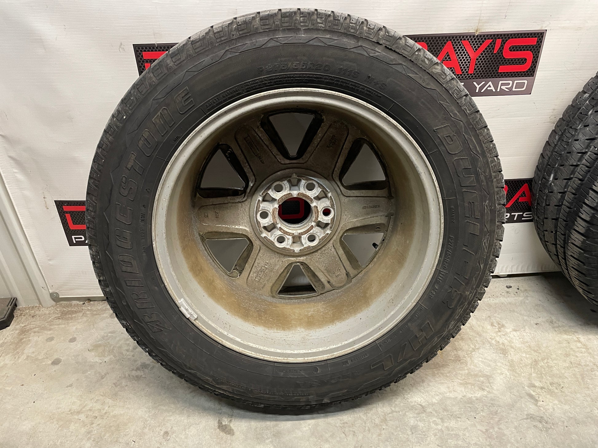2013 GMC Sierra C1500 SLE Wheels & Tires Bridgestone Dueler Set 20X8.5 - Day's Parts Yard
