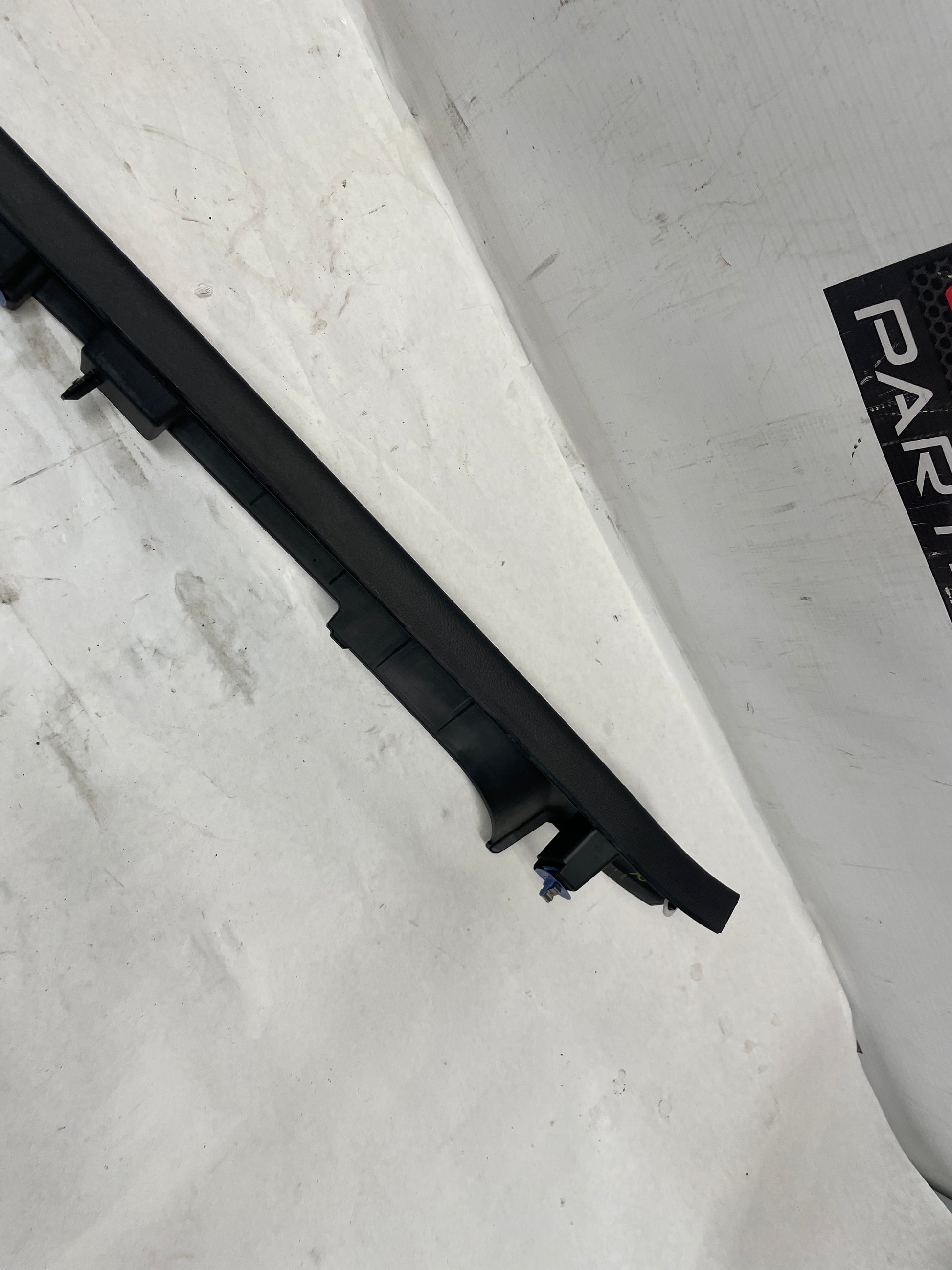 2013 Chevy Caprice LH Driver Rear Interior Quarter Pillar Carpet Retainer Sill Trim Panel OEM - Day's Parts Yard