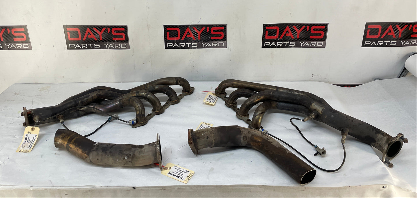 2010 Cadillac CTS-V Sedan Aftermarket Long Tube Headers w/ Exhaust Extension Pipes