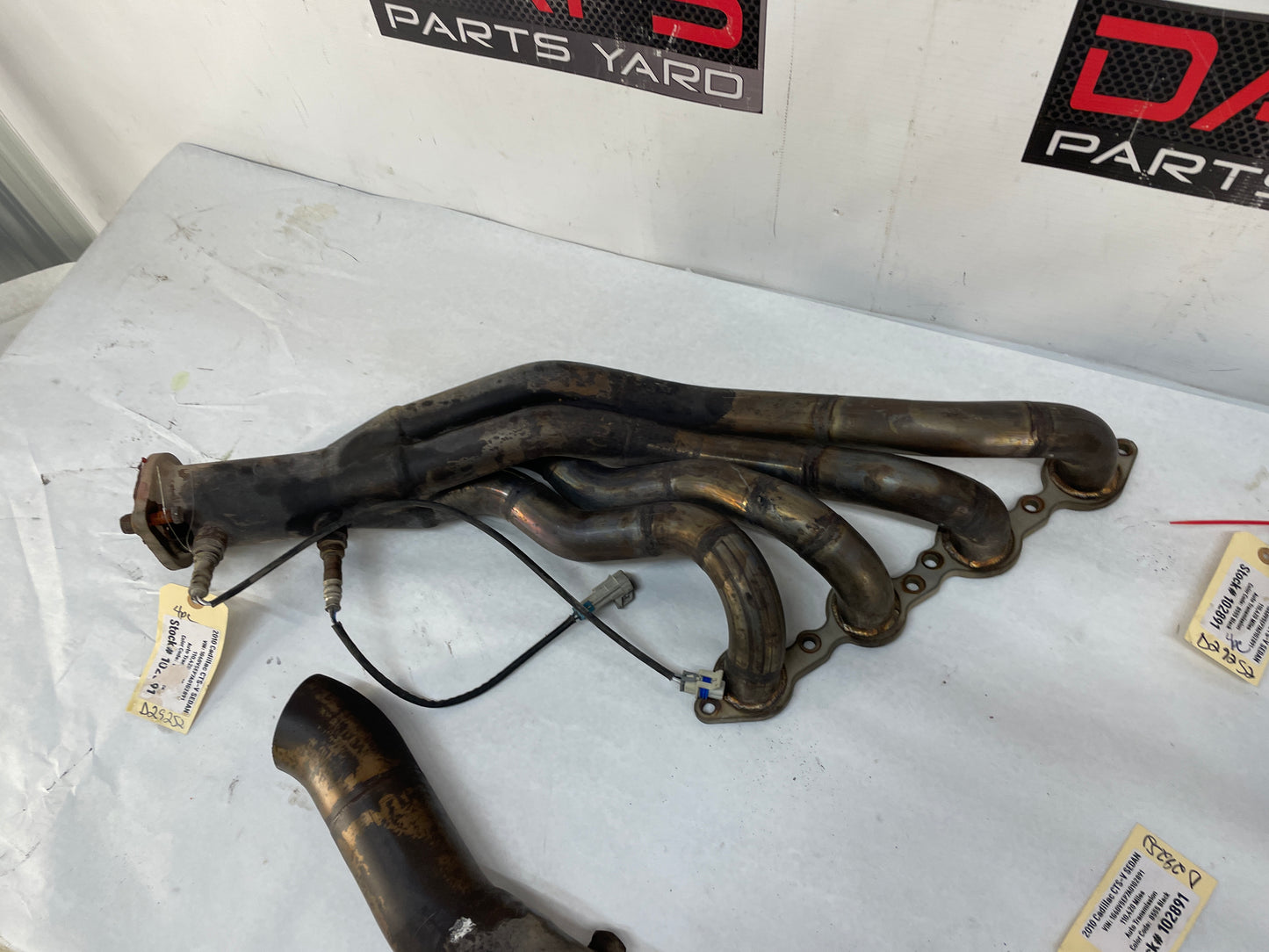 2010 Cadillac CTS-V Sedan Aftermarket Long Tube Headers w/ Exhaust Extension Pipes