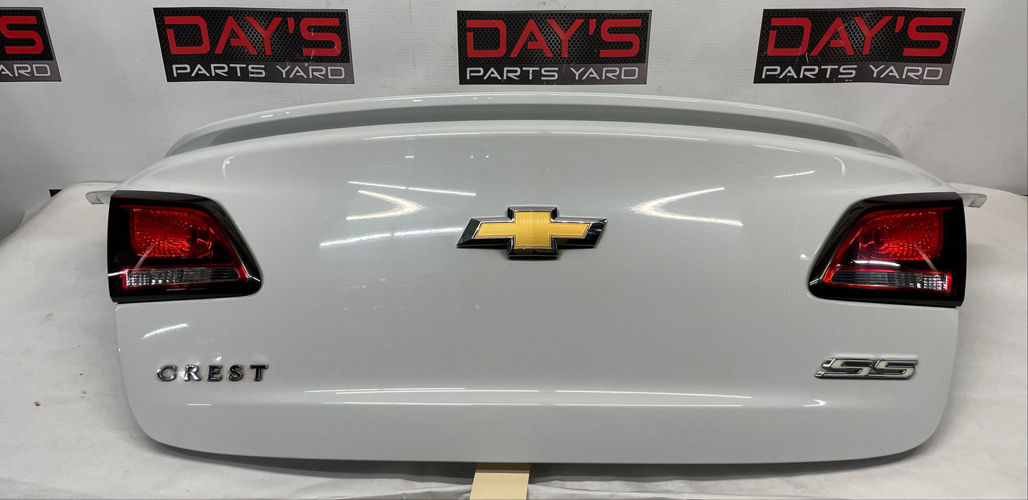 2017 Chevy SS Sedan Trunk Deck Lid w/ Spoiler OEM