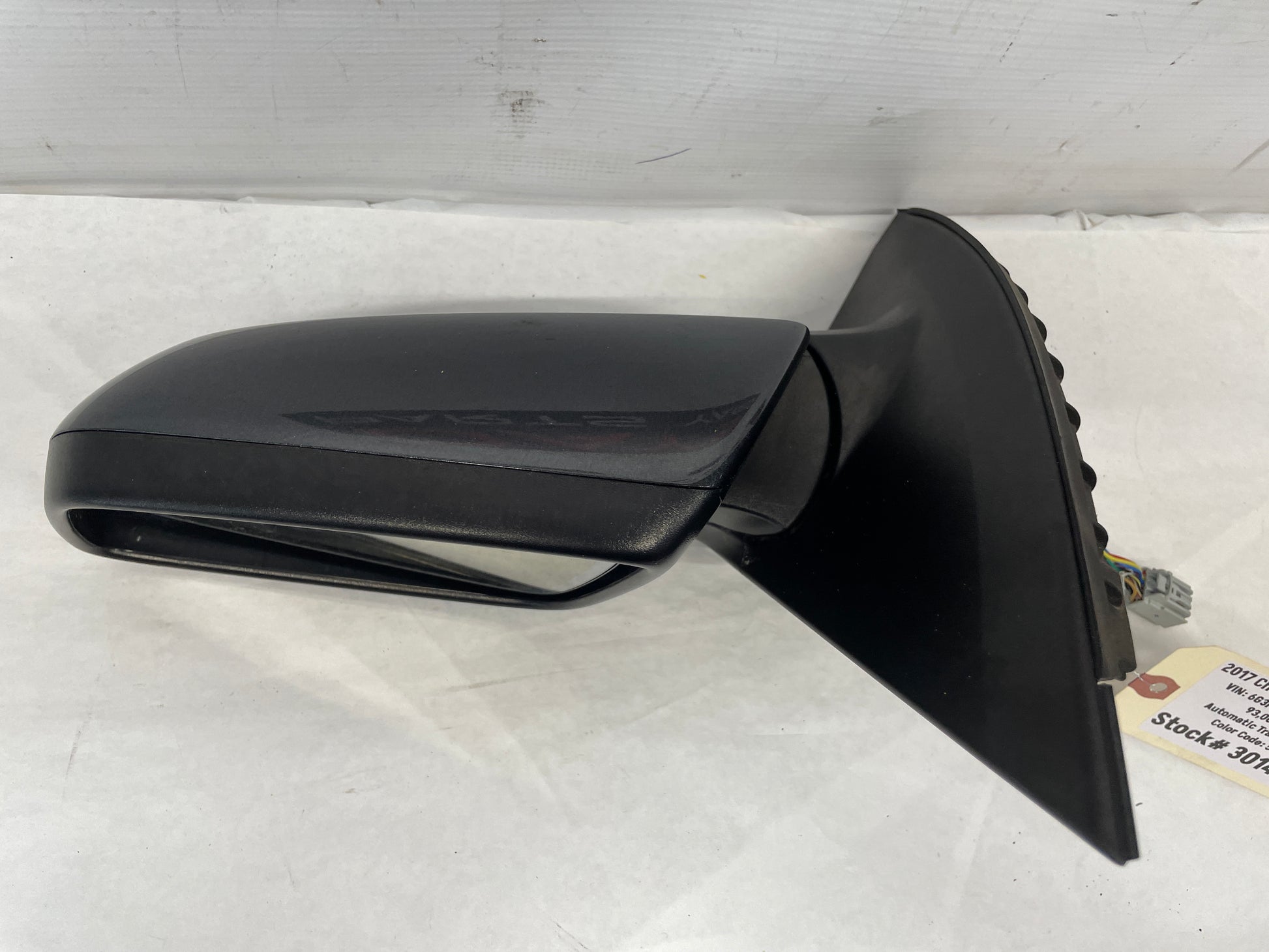 2017 Chevy SS Sedan LH Driver Exterior Side Mirror w/ Lane Change Assist OEM - Day's Parts Yard