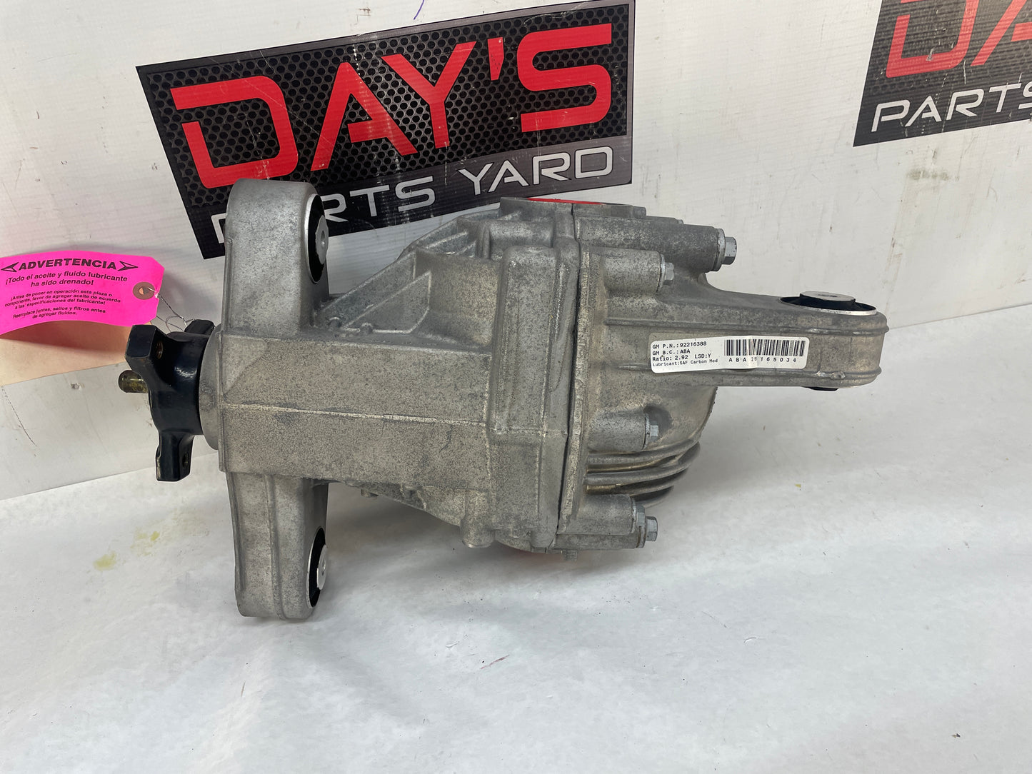 2009 Pontiac G8 GT Rear End Rearend Carrier 2.92 LSD Differential OEM - Day's Parts Yard