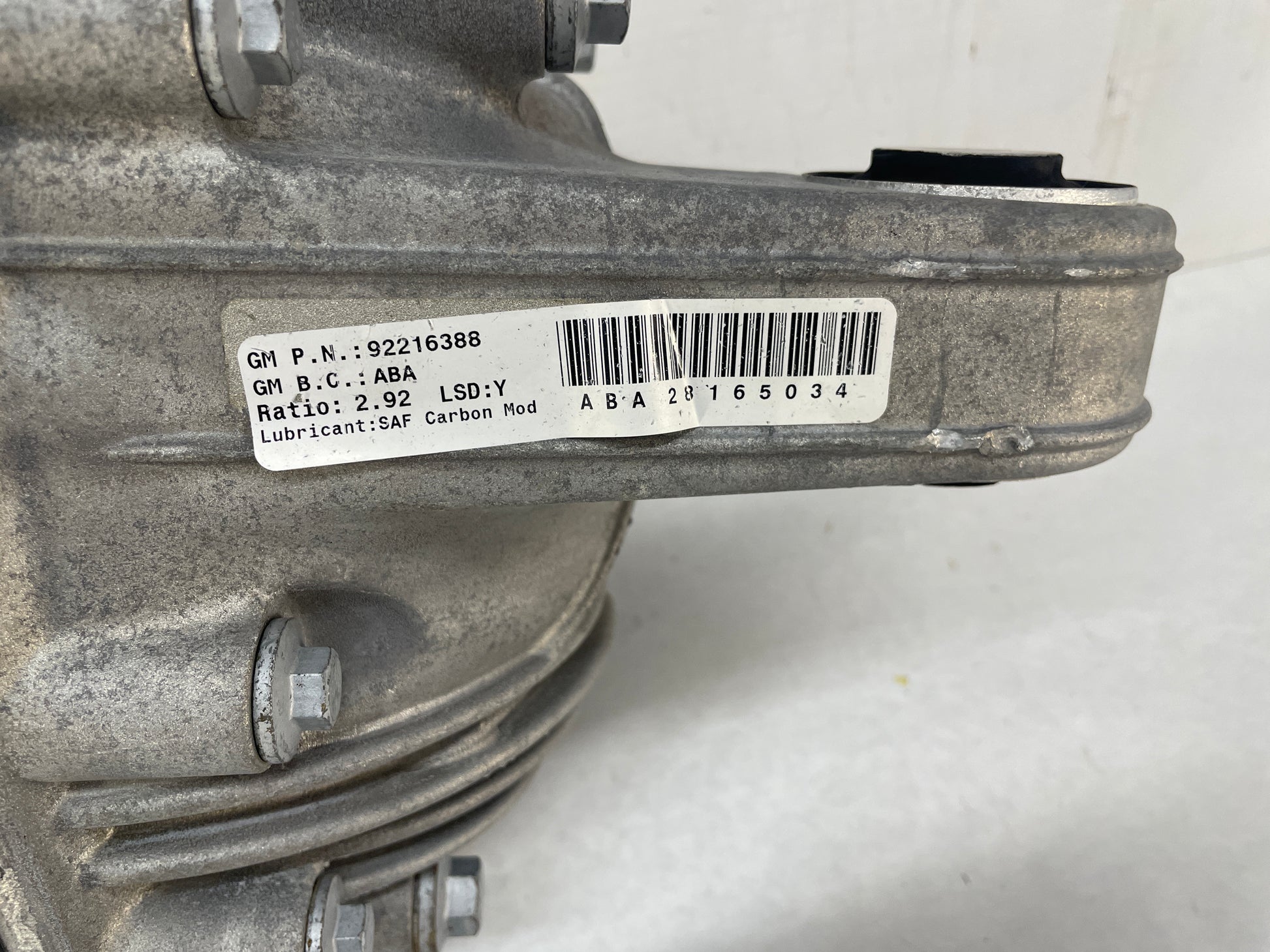 2009 Pontiac G8 GT Rear End Rearend Carrier 2.92 LSD Differential OEM - Day's Parts Yard