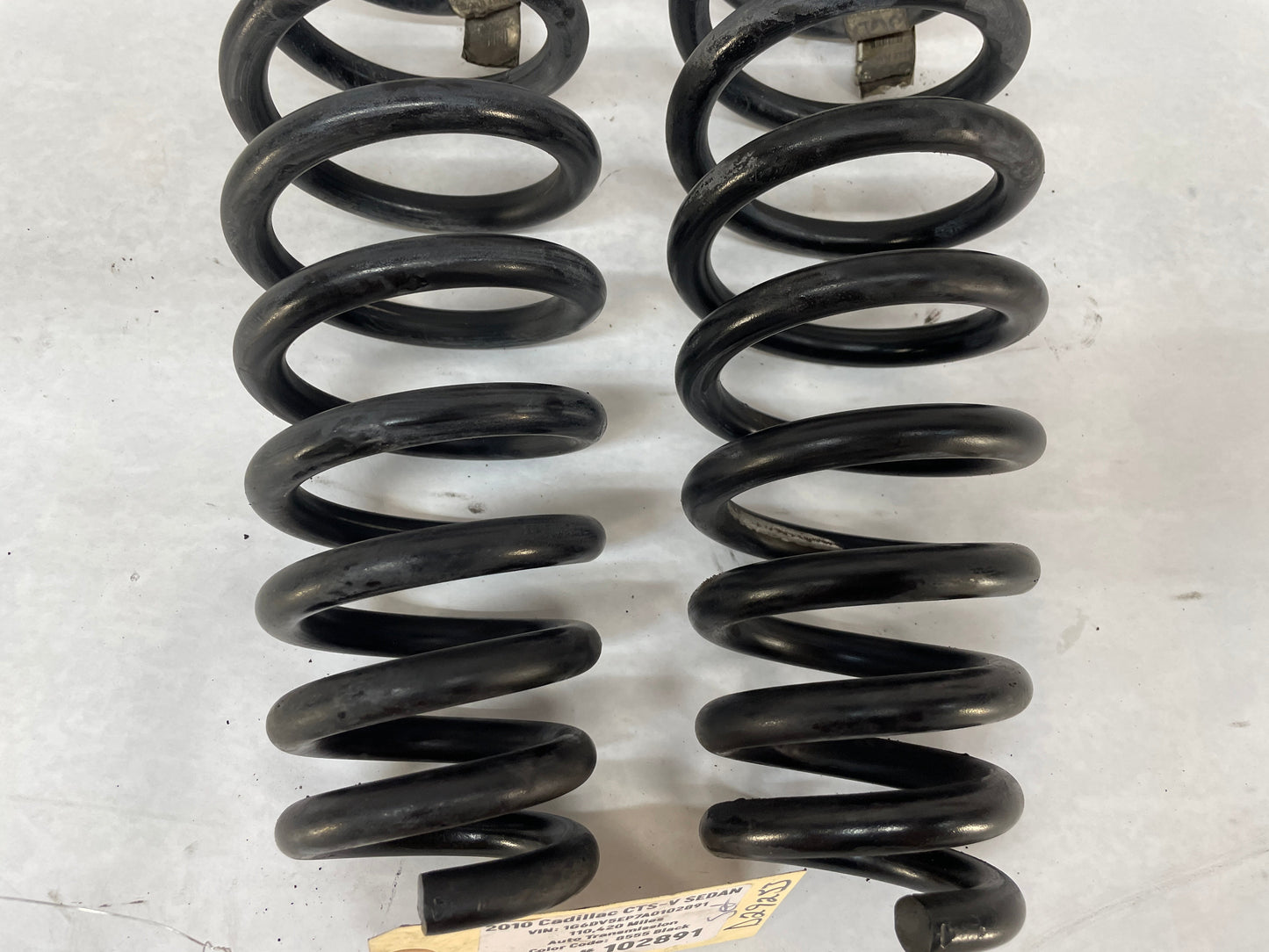 2010 Cadillac CTS-V Sedan Front Suspension Coil Springs OEM
