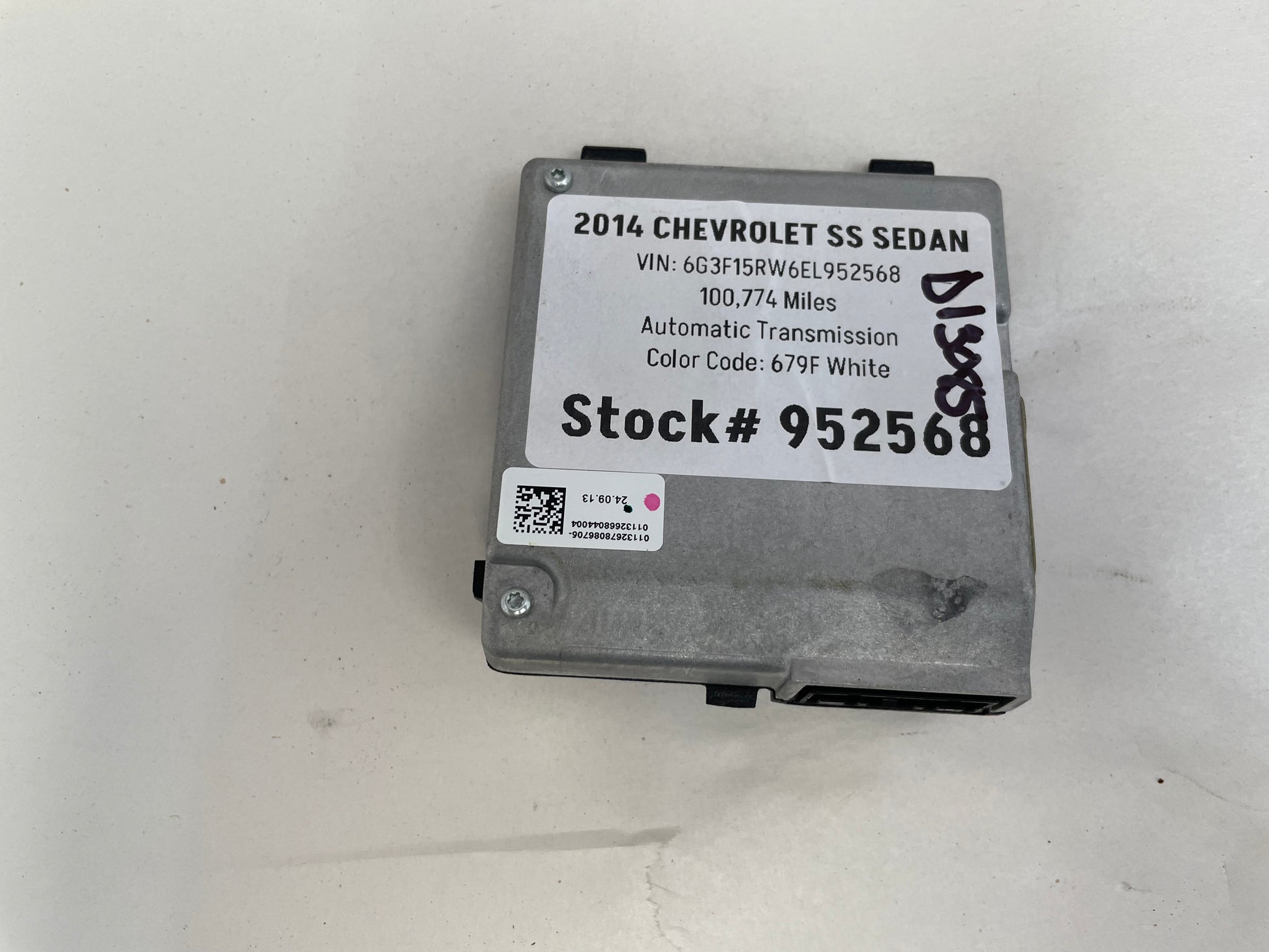 2014 Chevy SS Sedan Alert Lane Change Departure Assist Camera OEM - Day's Parts Yard