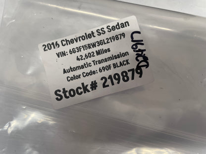 2016 Chevrolet SS Sedan Rearview Mirror Camera Cover Bezel Trim Molding OEM - Day's Parts Yard