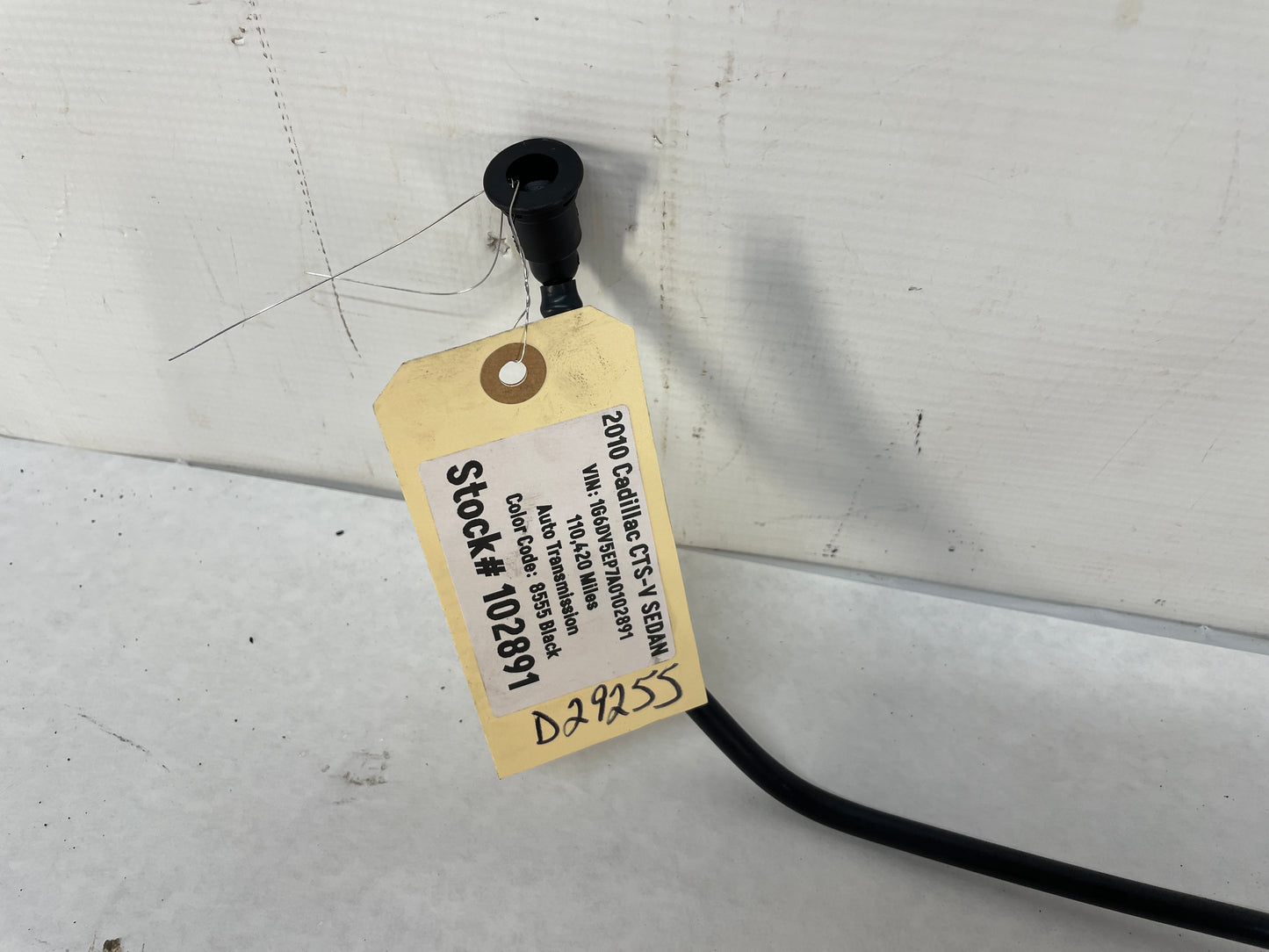 2010 Cadillac CTS-V Sedan Engine Motor EVAP Line Hose Tube OEM