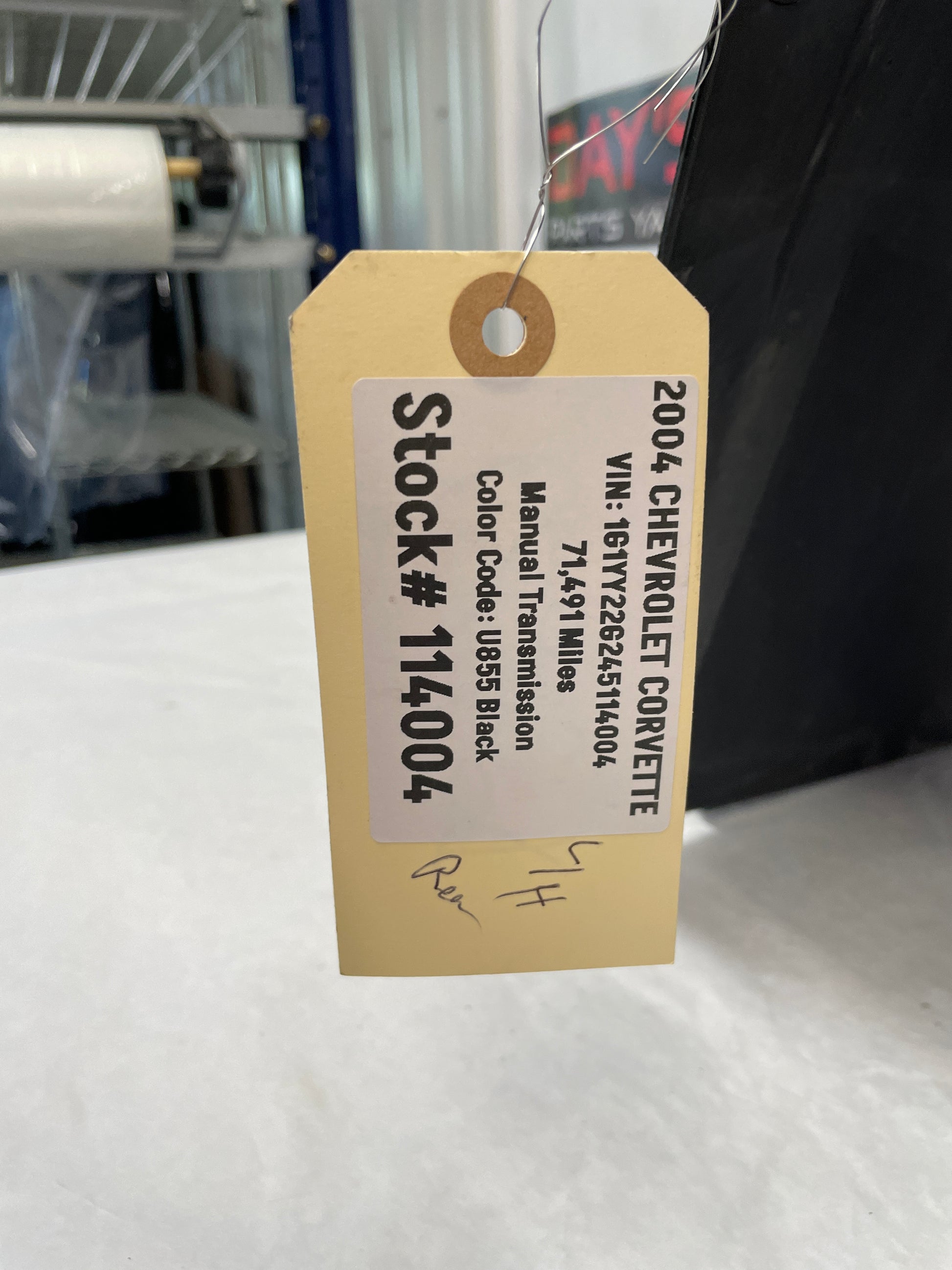 2004 Chevy C5 Corvette LH Driver Rear Wheel House Well Fender Liner OEM - Day's Parts Yard