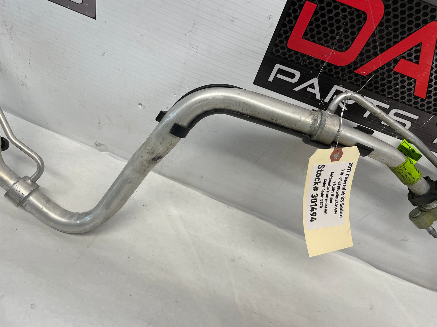 2017 Chevy SS Sedan AC A/C Air Conditioner Evaporator Line Hose Tube OEM - Day's Parts Yard