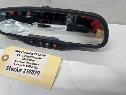 2016 Chevy SS Sedan Rear View Rearview Mirror Auto Dimming & OnStar OEM - Day's Parts Yard
