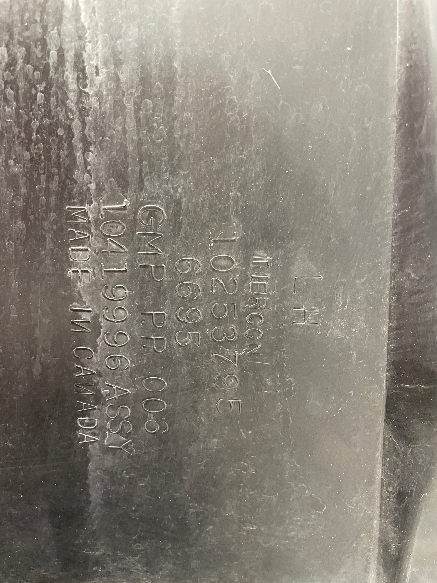 2004 Chevy C5 Corvette LH Driver Rear Wheel House Well Fender Liner OEM - Day's Parts Yard