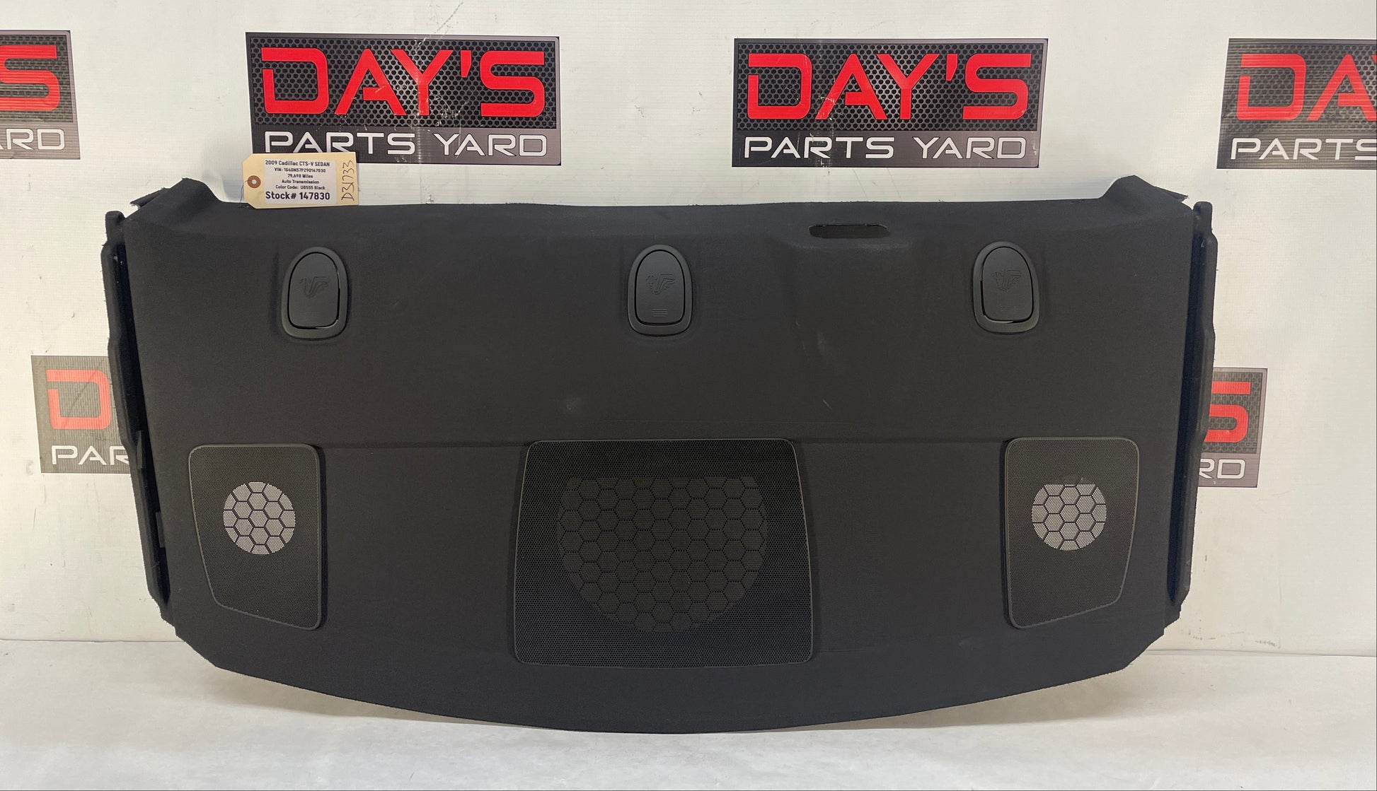 2009 Cadillac CTS-V Sedan Rear Window Package Tray Panel Trim OEM - Day's Parts Yard