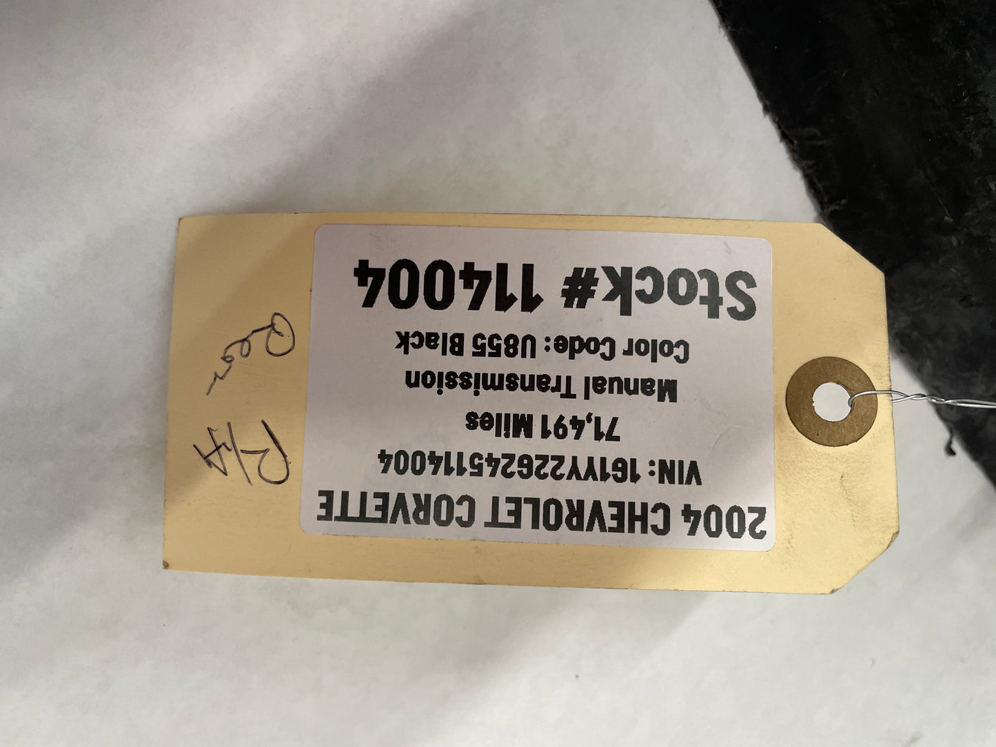 2004 Chevy C5 Corvette RH Passenger Rear Wheel Fender Liner OEM - Day's Parts Yard