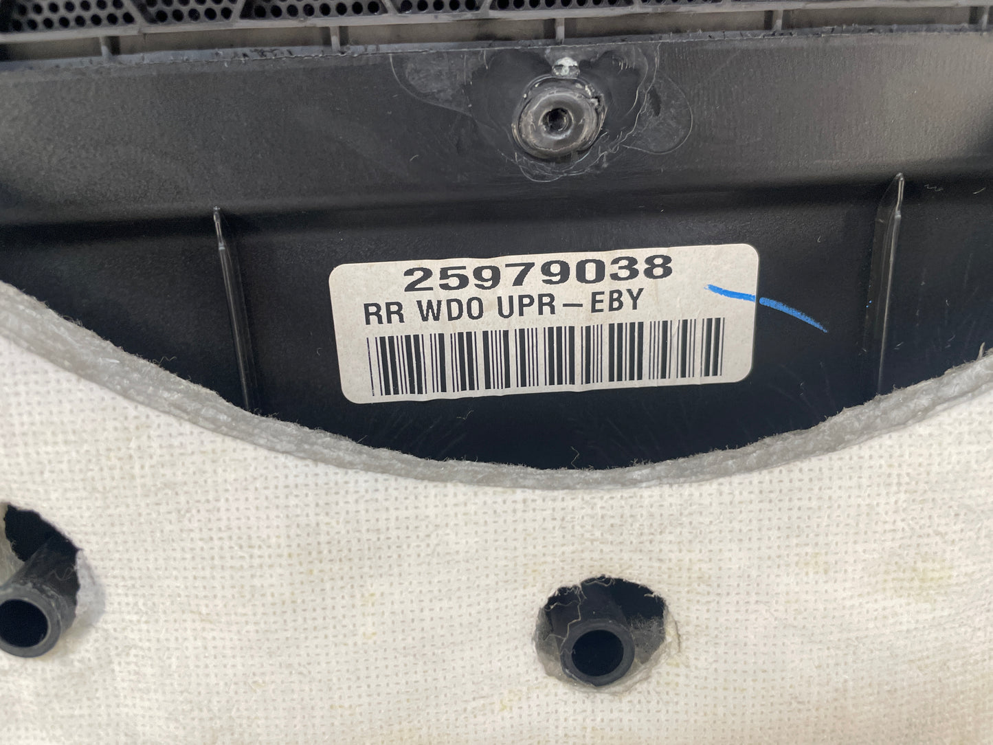 2009 Cadillac CTS-V Sedan Rear Window Package Tray Panel Trim OEM - Day's Parts Yard