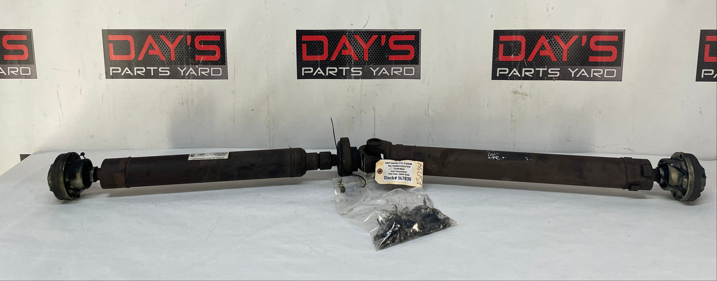 2009 Cadillac CTS-V Sedan Drive Propeller Shaft Driveshaft w/ Hardware Assembly OEM - Day's Parts Yard