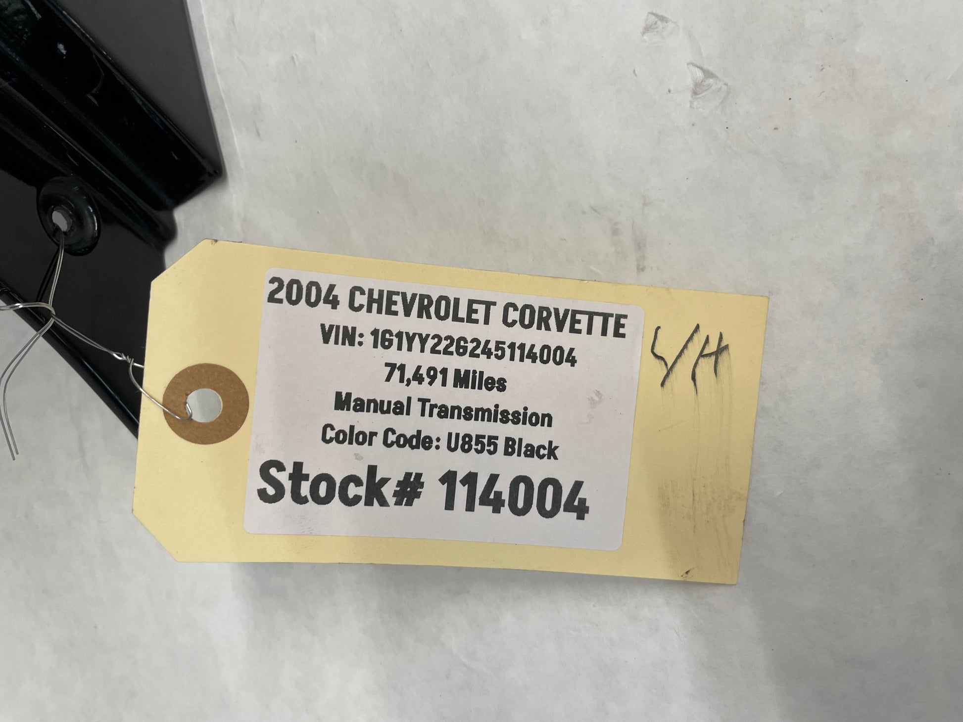 2004 Chevy C5 Corvette LH Driver Rear Fender Quarter Black Hatchback OEM - Day's Parts Yard