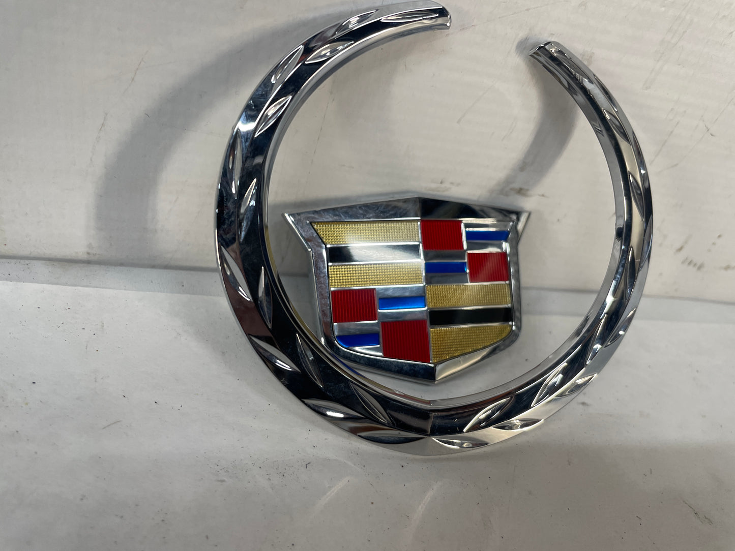 2009 Cadillac CTS-V Sedan Rear Trunk Deck Lid Ornament Emblem Logo Badge Shield OEM - Day's Parts Yard