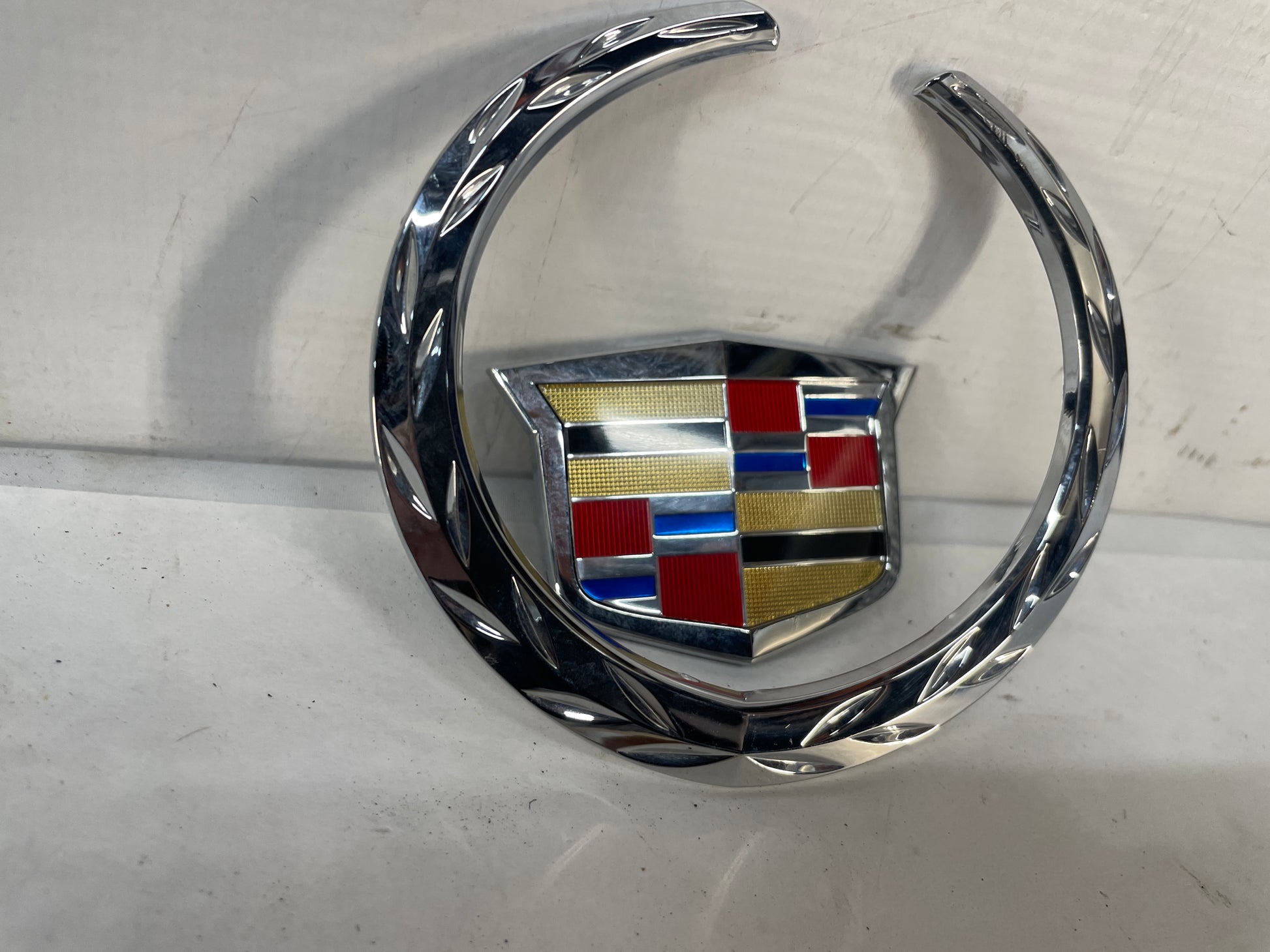 2009 Cadillac CTS-V Sedan Rear Trunk Deck Lid Ornament Emblem Logo Badge Shield OEM - Day's Parts Yard