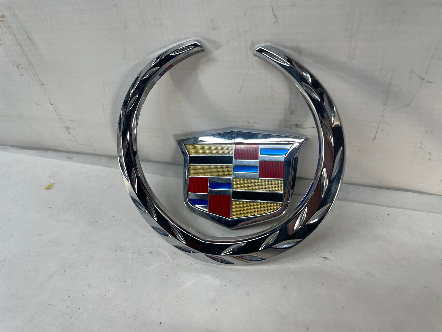 2009 Cadillac CTS-V Sedan Rear Trunk Deck Lid Ornament Emblem Logo Badge Shield OEM - Day's Parts Yard