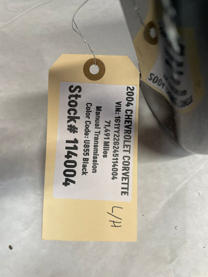 2004 Chevy C5 Corvette LH Driver Front Fender Black OEM - Day's Parts Yard