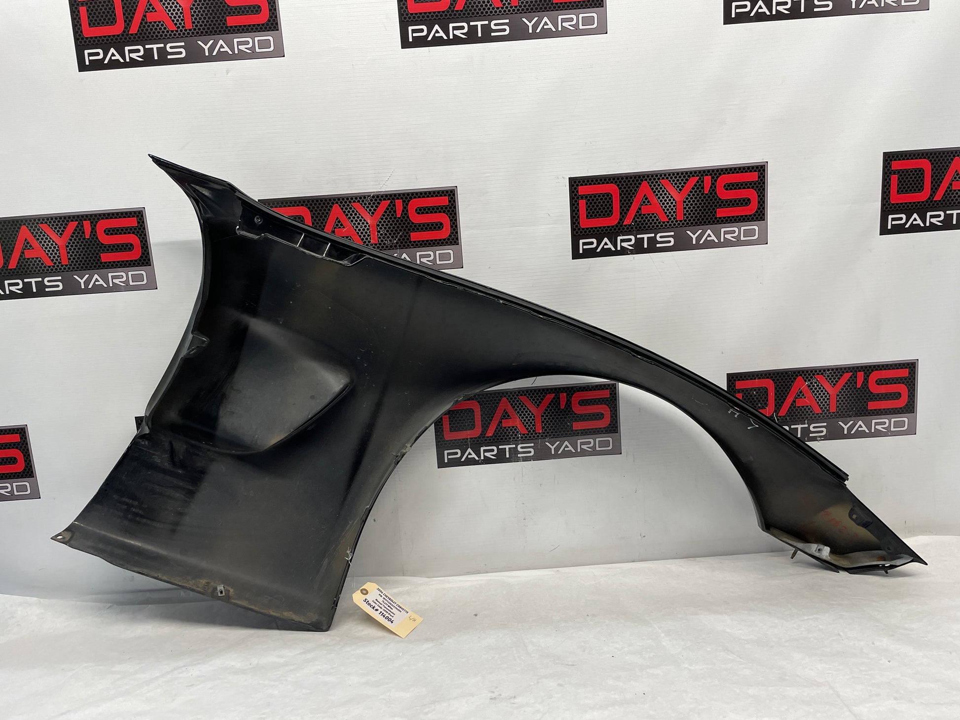 2004 Chevy C5 Corvette LH Driver Front Fender Black OEM - Day's Parts Yard