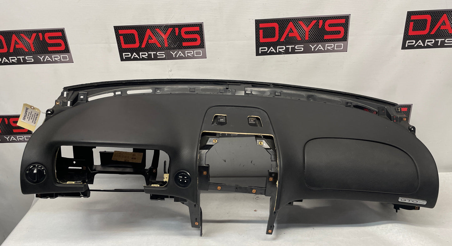 2006 Pontiac GTO Dash Pad Board OEM - Day's Parts Yard