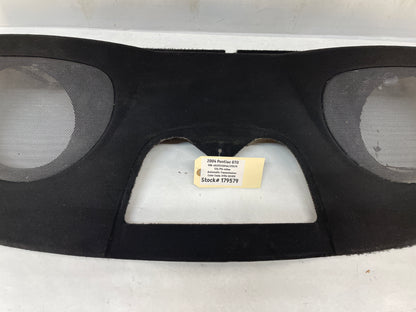 2004 Pontiac GTO Rear Interior Deck Package Tray Window Panel Trim OEM - Day's Parts Yard