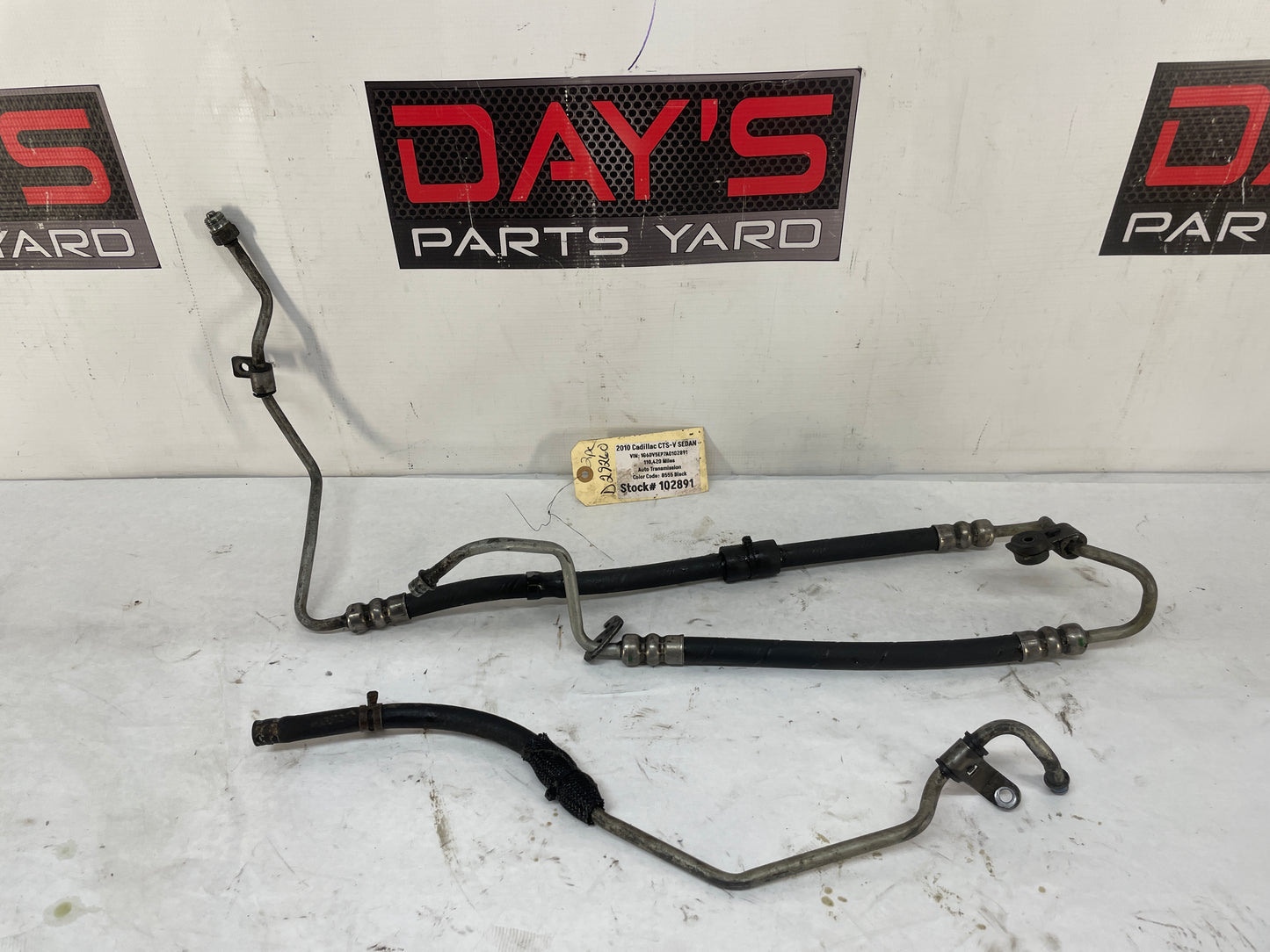 2010 Cadillac CTS-V Sedan Power Steering Lines Hoses Tubes OEM