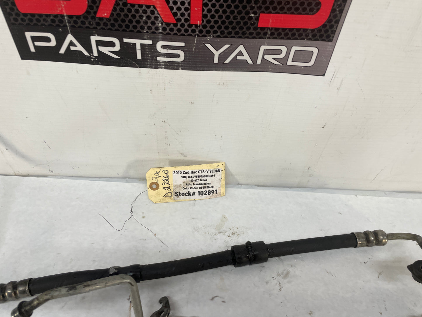 2010 Cadillac CTS-V Sedan Power Steering Lines Hoses Tubes OEM