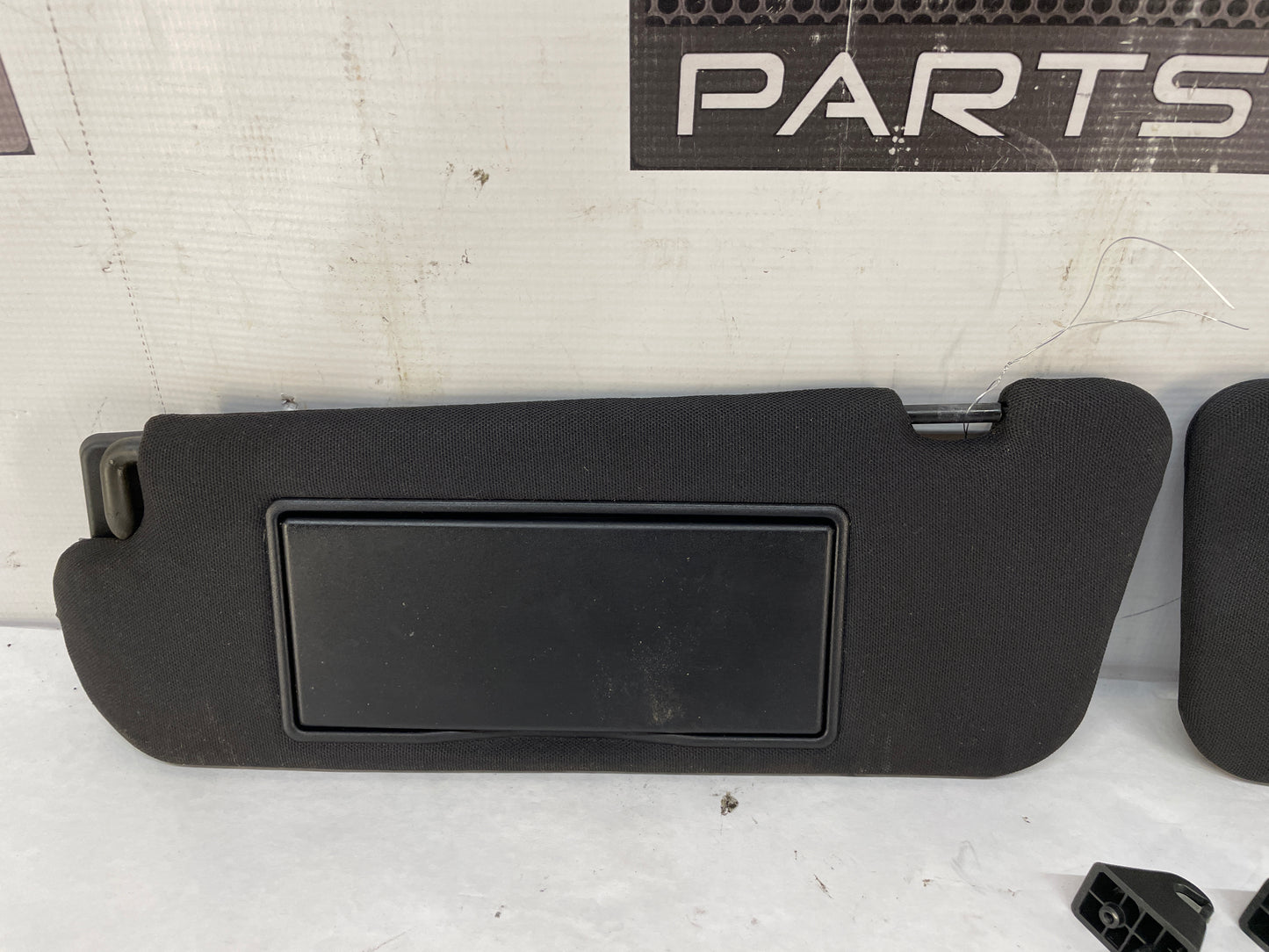 2013 Chevy Camaro SS RH & LH Sunvisors Sun Visors Shades w/ Clips OEM - Day's Parts Yard