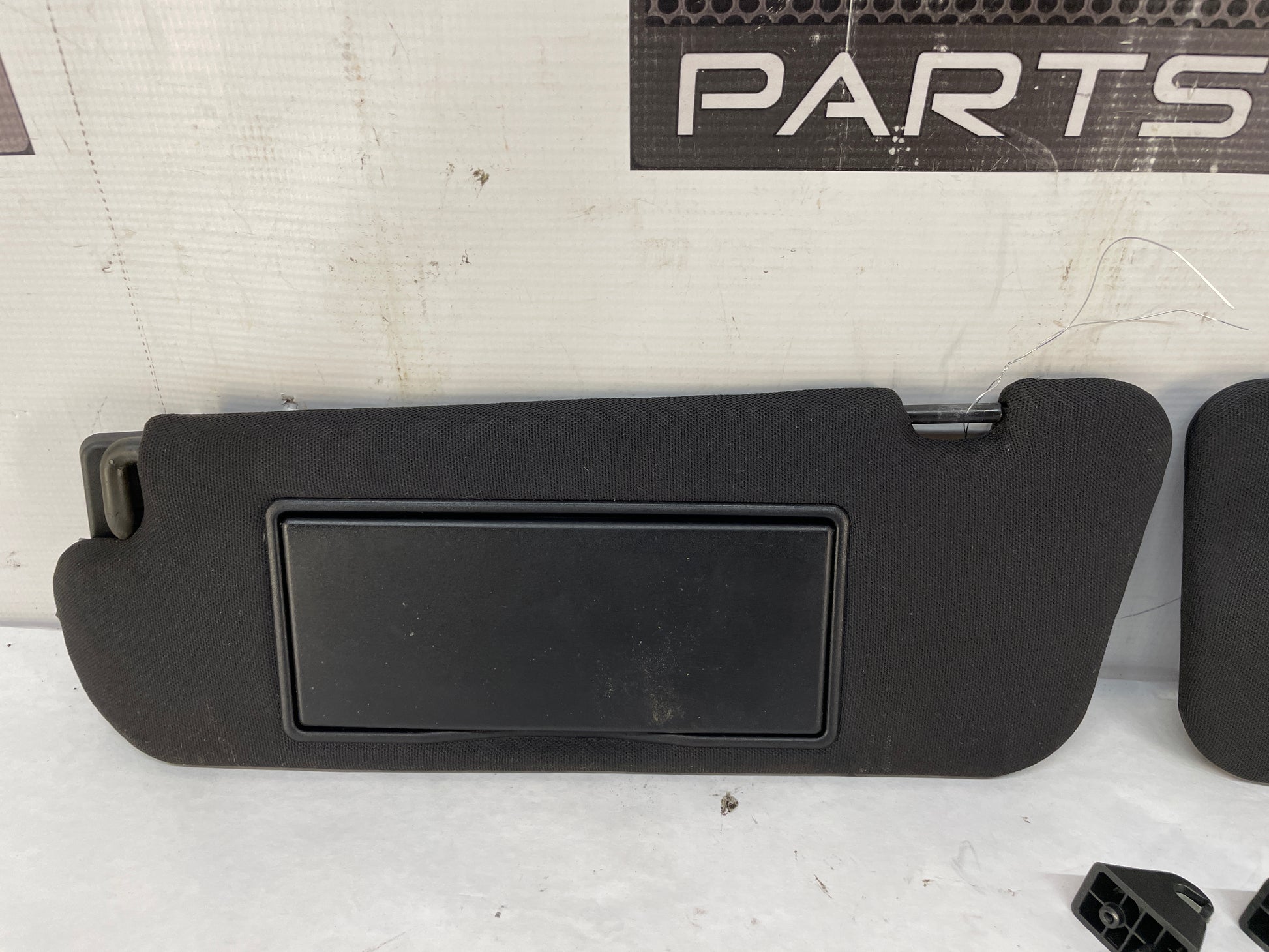 2013 Chevy Camaro SS RH & LH Sunvisors Sun Visors Shades w/ Clips OEM - Day's Parts Yard