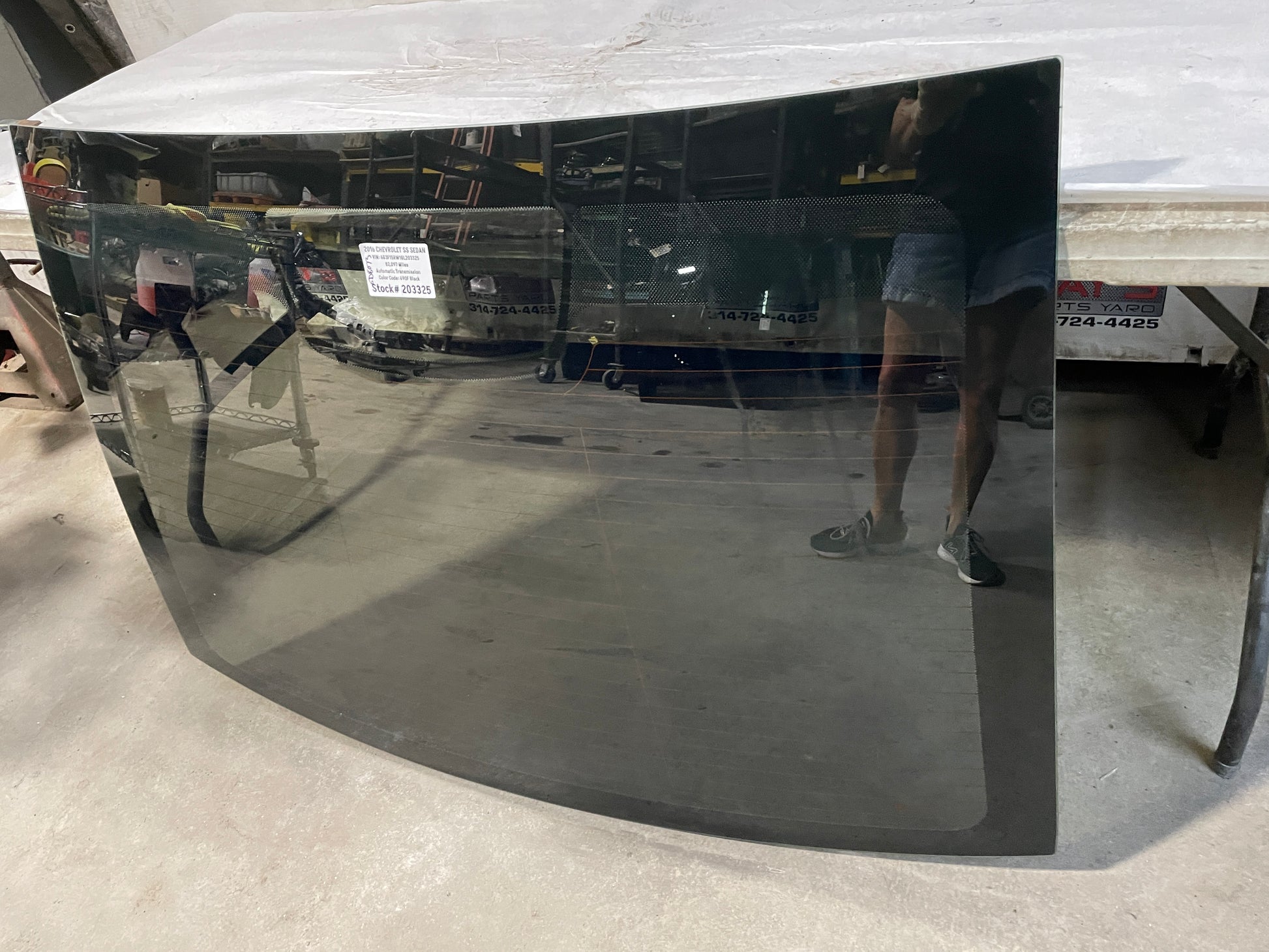2016 Chevy SS Sedan Rear Back Glass Window OEM LOCAL PICK UP - Day's Parts Yard