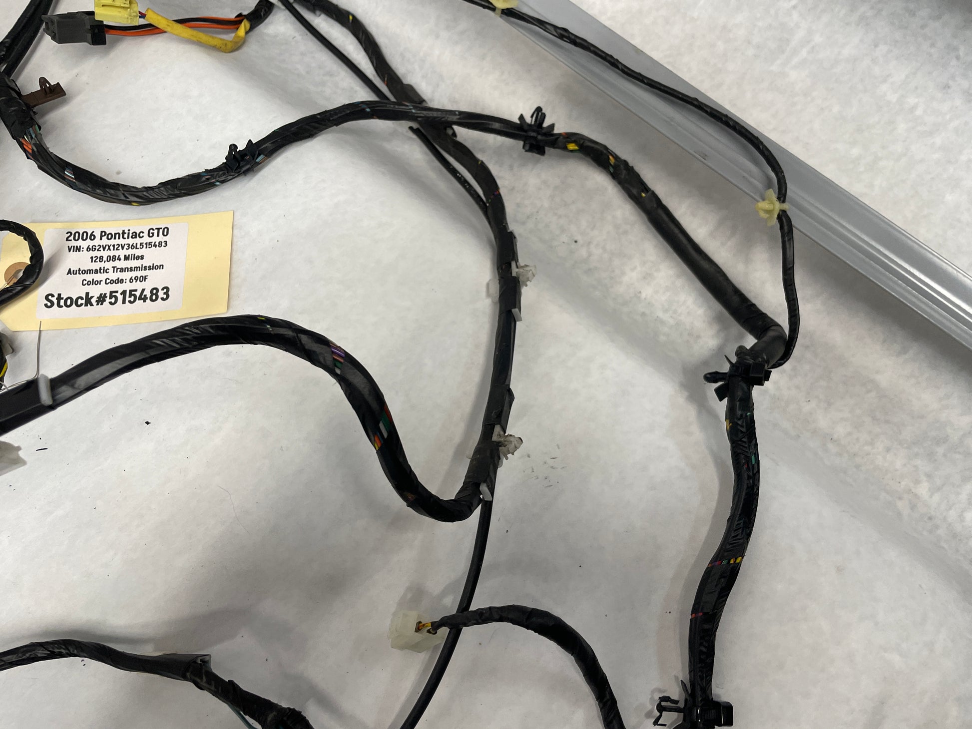 2006 Pontiac GTO Body Wire Wiring Harness OEM - Day's Parts Yard