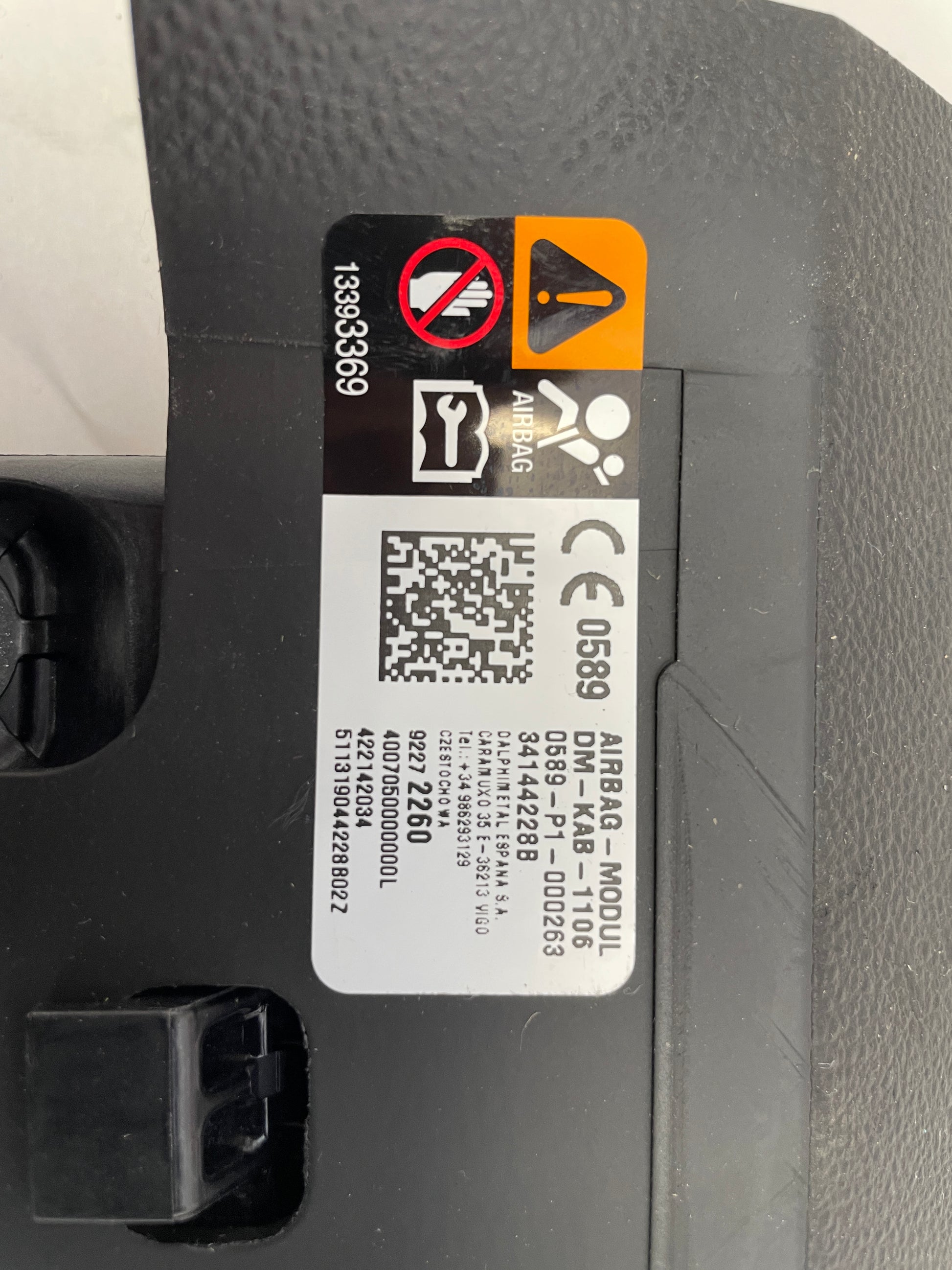 2016 Chevy SS Sedan LH Driver Knee Dash Airbag Air Bag OEM - Day's Parts Yard