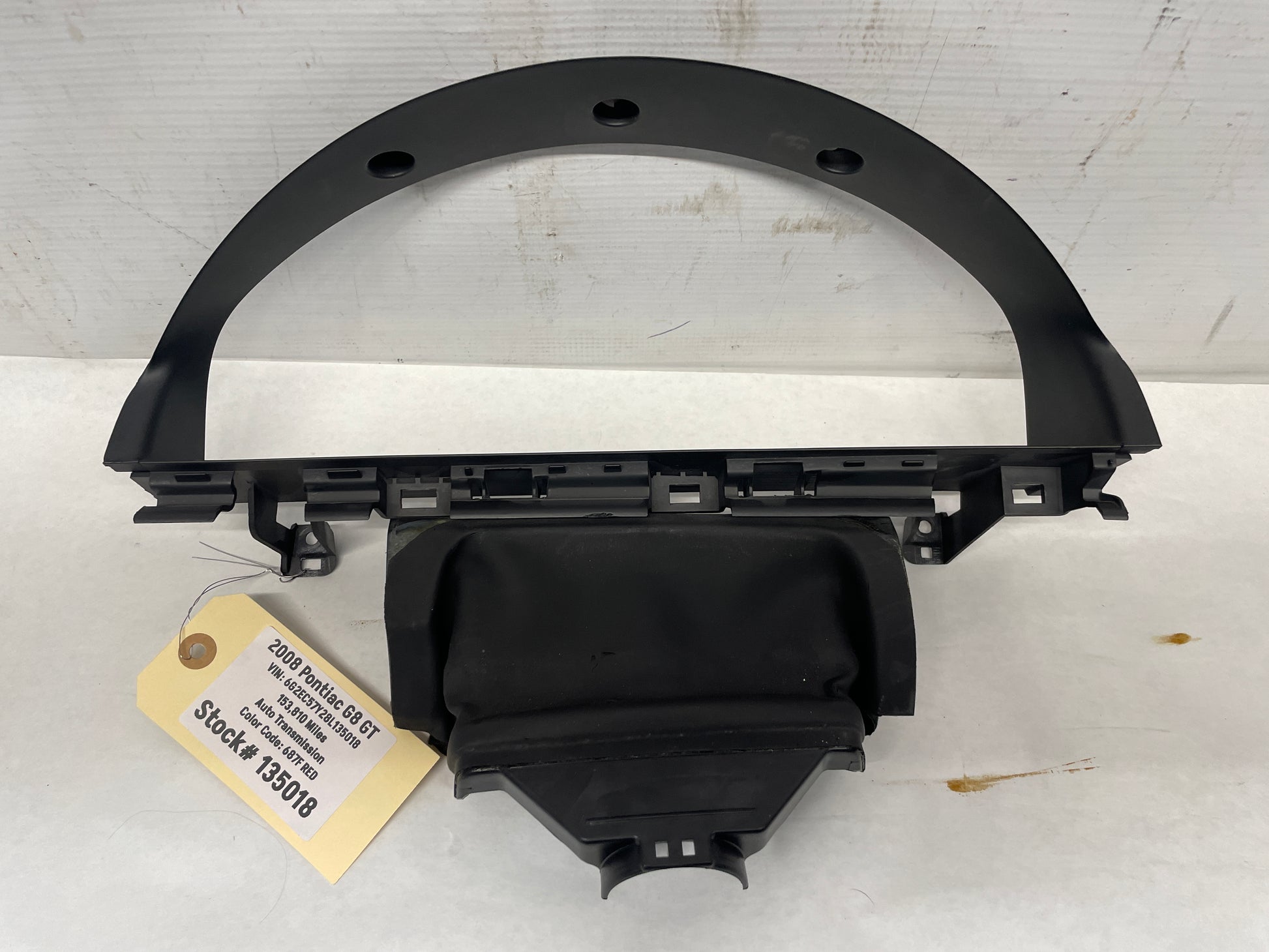 2008 Pontiac G8 GT Speedometer Gauge Cluster Bezel Trim Panel Plate OEM - Day's Parts Yard