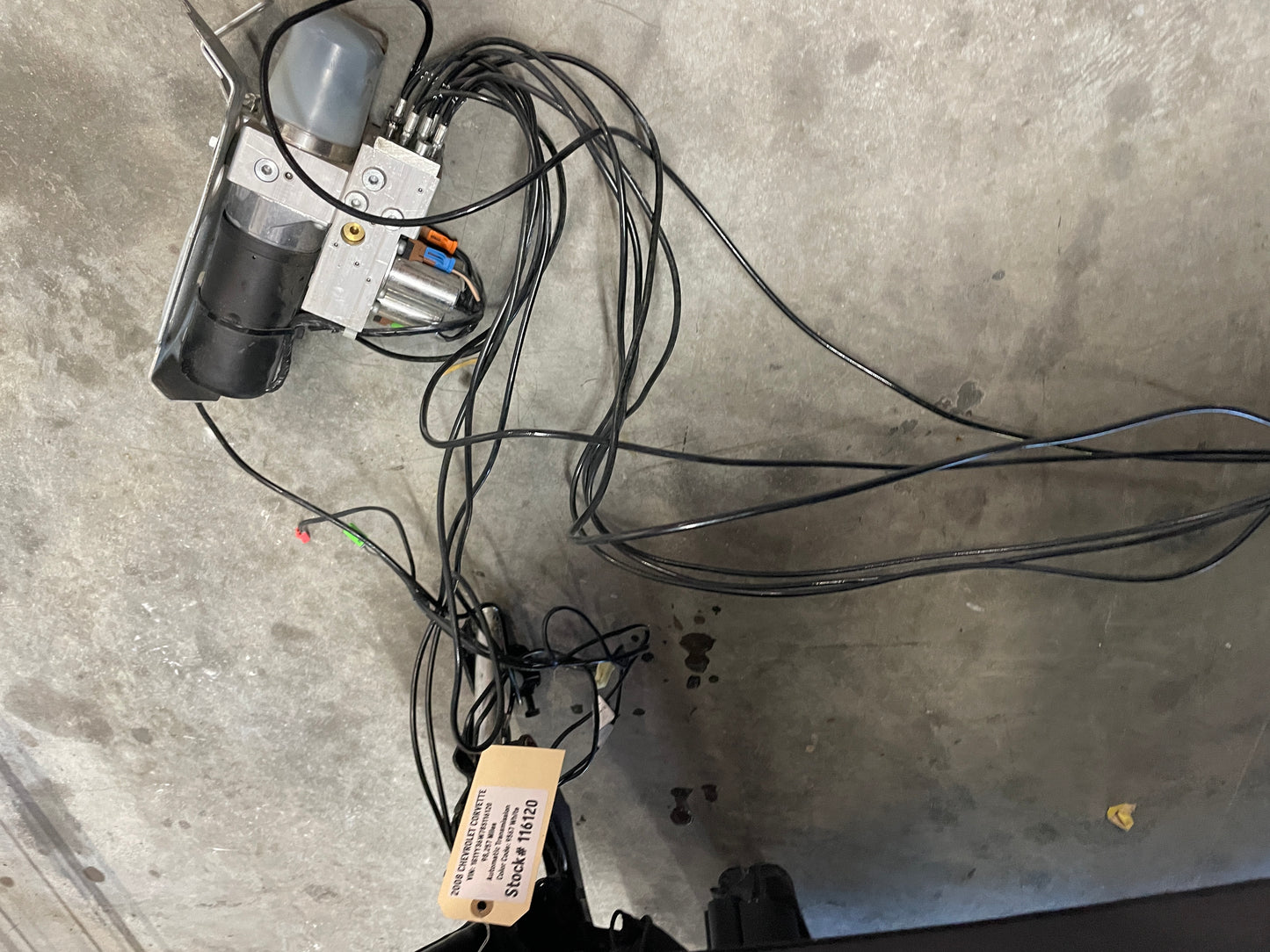 2008 Chevy C6 Corvette Convertible Soft Top Assembly w/ Hydraulics OEM - Day's Parts Yard