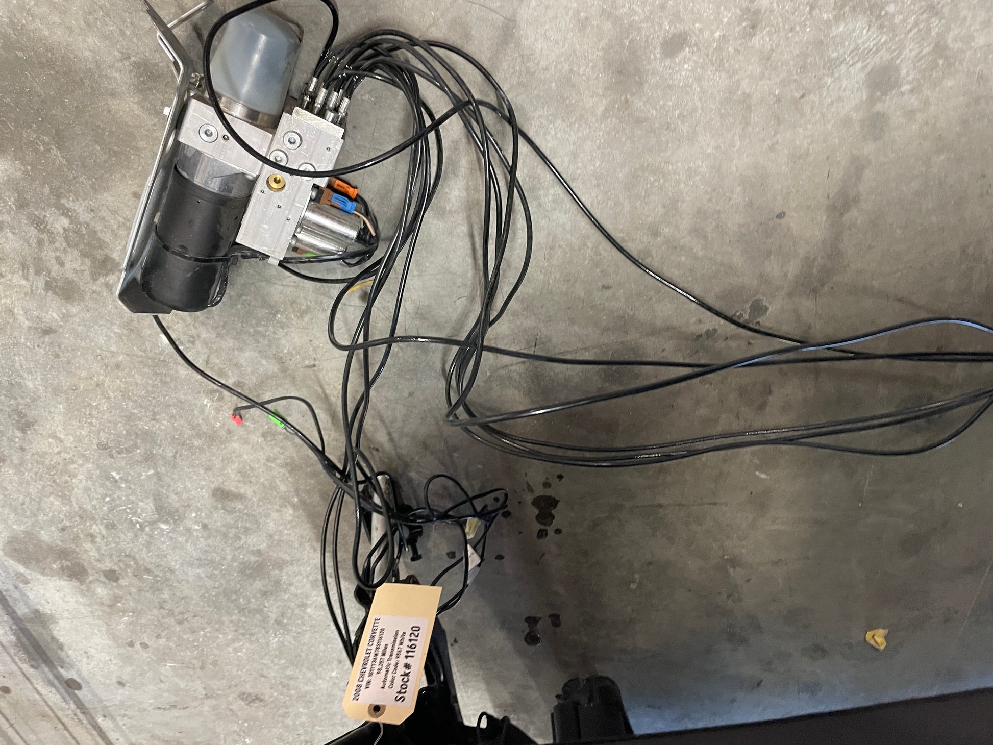 2008 Chevy C6 Corvette Convertible Soft Top Assembly w/ Hydraulics OEM - Day's Parts Yard