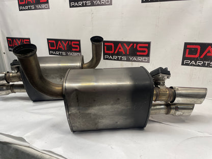 2016 Chevy SS Sedan Factory OEM Bi Mode RH & LH Exhaust Mufflers OEM - Day's Parts Yard