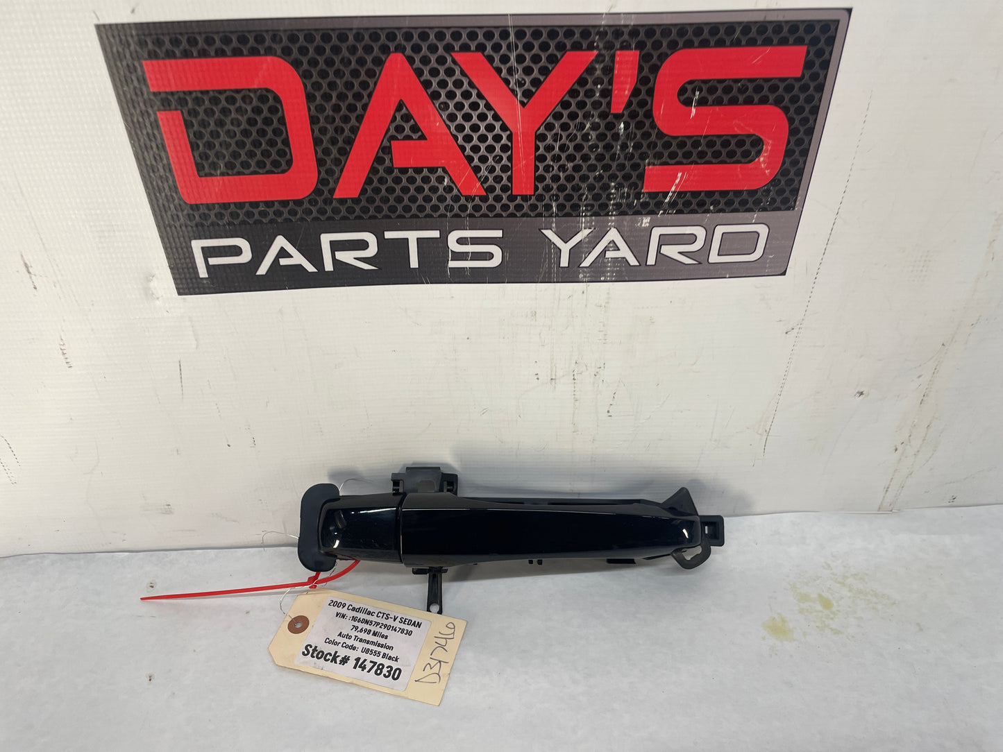 2009 Cadillac CTS-V Sedan RH Passenger Rear Exterior Door Handle Assembly OEM - Day's Parts Yard
