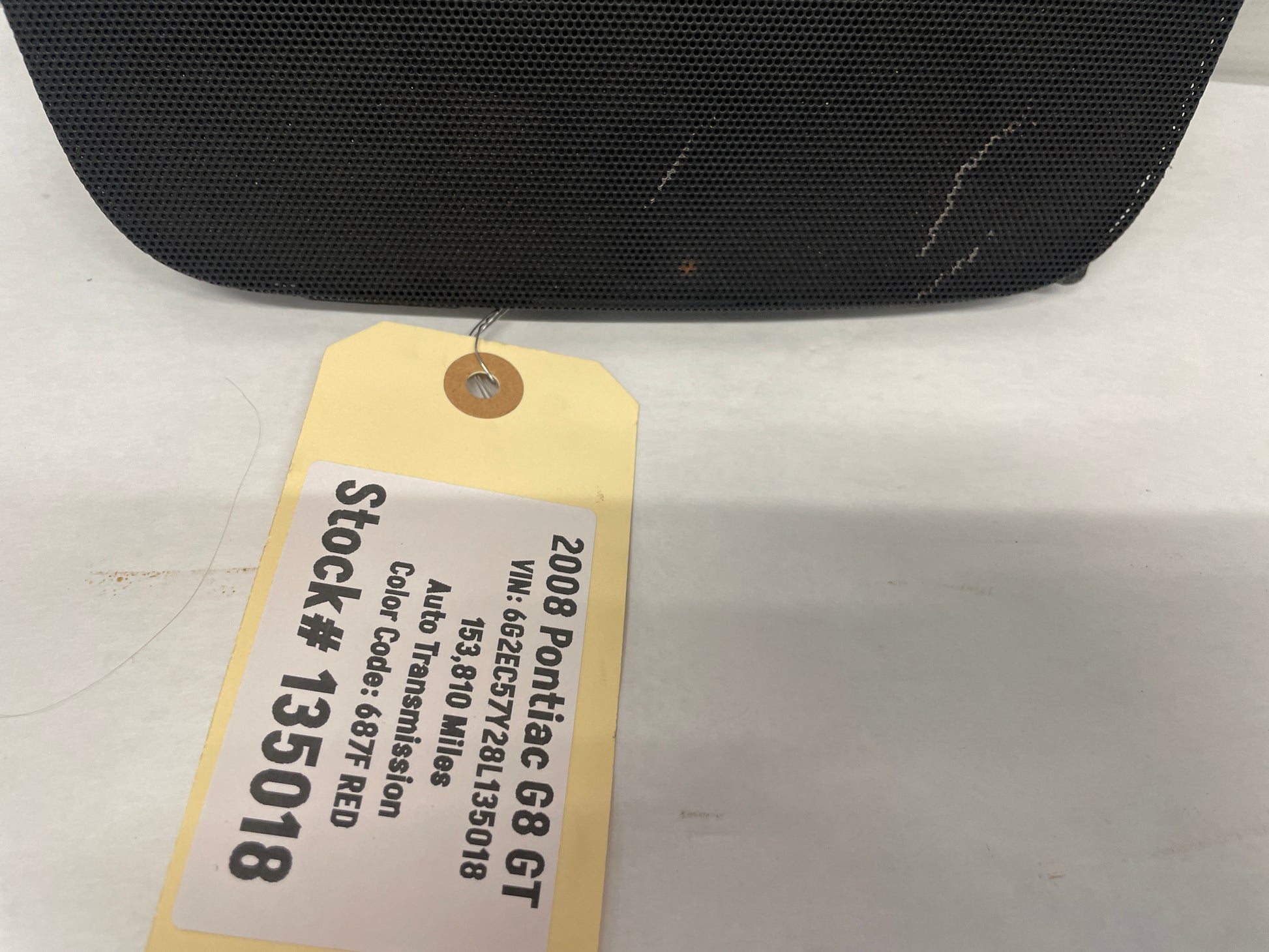 2008 Pontiac G8 GT Center Dash Radio Bezel Speaker Cover Grille OEM - Day's Parts Yard