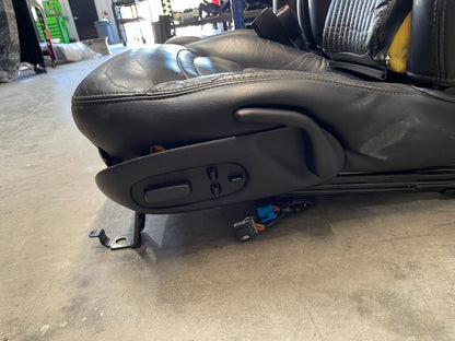 2004 Chevy C5 Corvette Black Leather Seats OEM - Day's Parts Yard