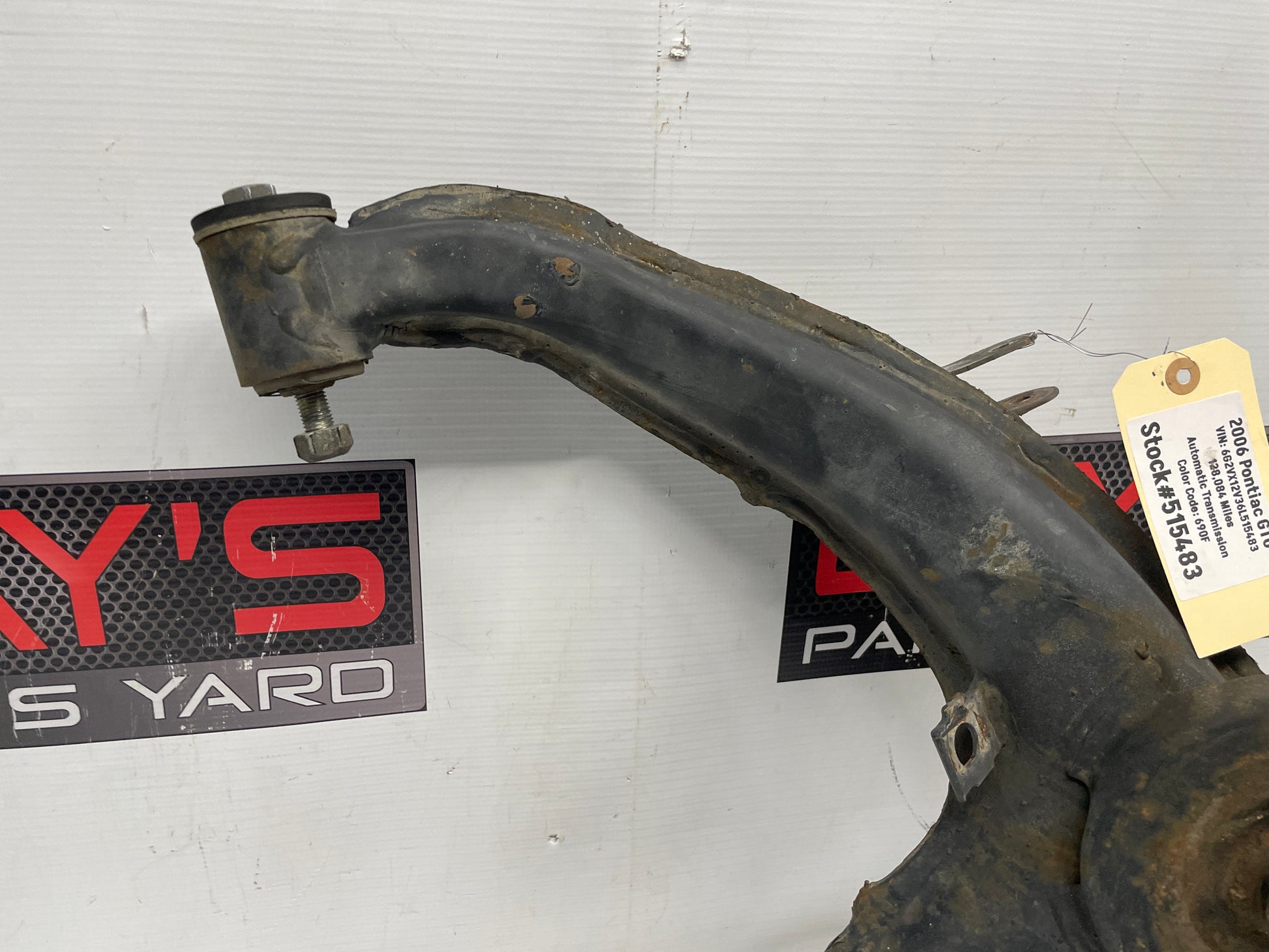 2006 Pontiac GTO LH Driver Rear Suspension Spindle Hub Knuckle Control Arm OEM - Day's Parts Yard