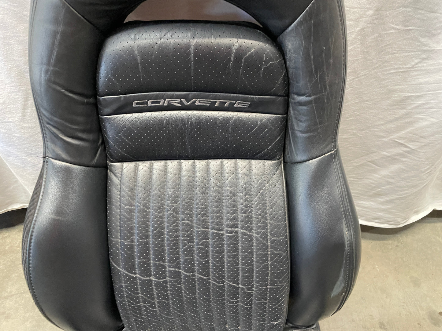 2004 Chevy C5 Corvette Black Leather Seats OEM - Day's Parts Yard