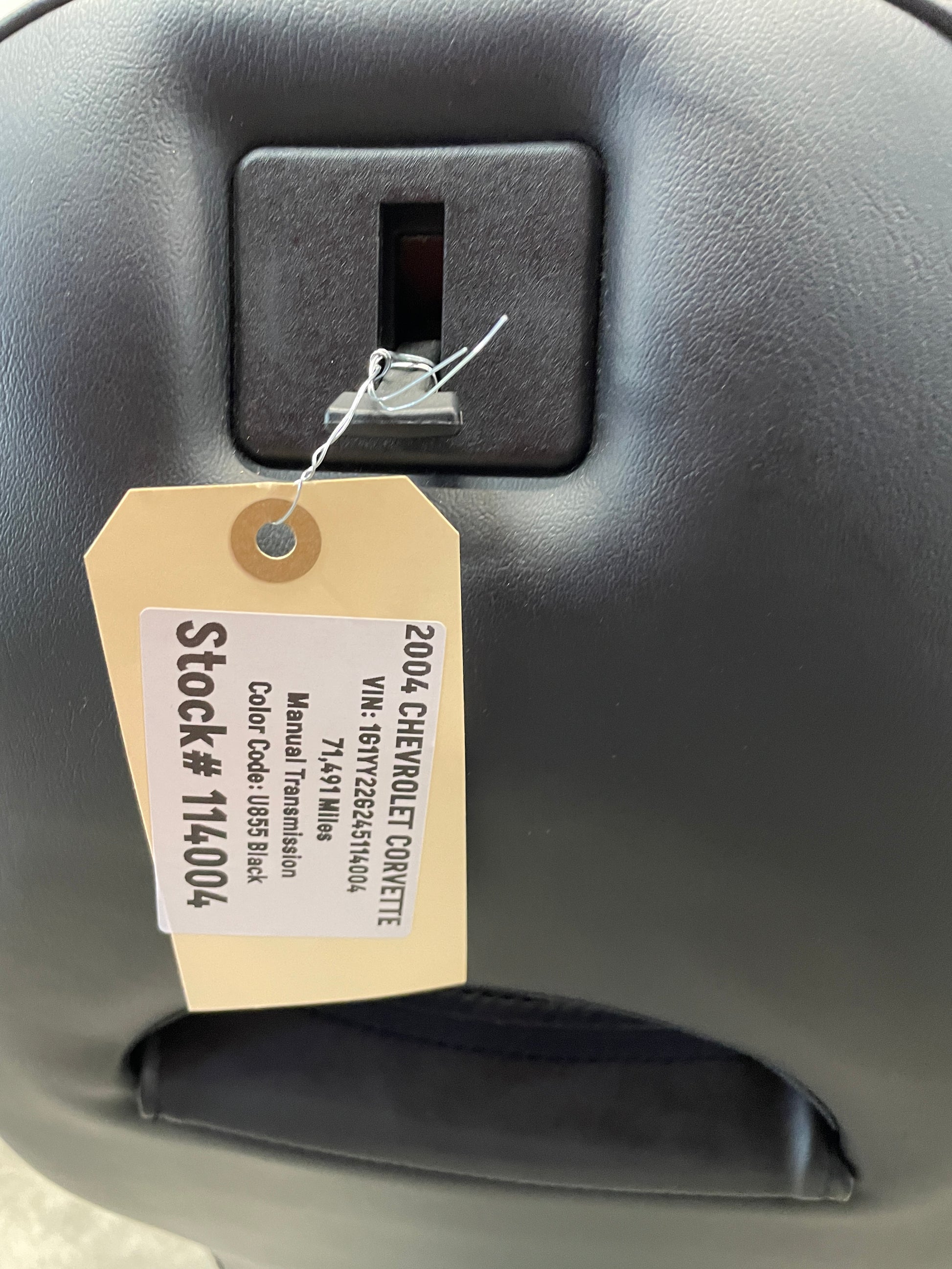 2004 Chevy C5 Corvette Black Leather Seats OEM - Day's Parts Yard