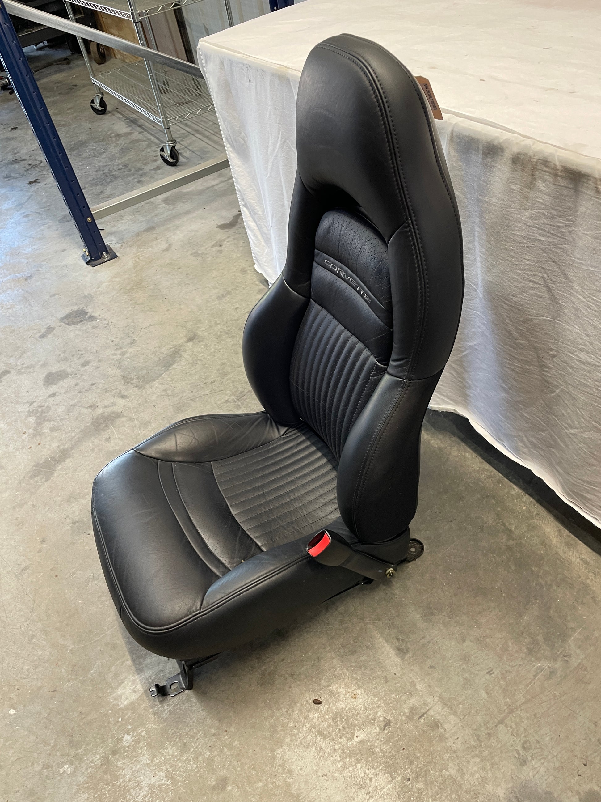 2004 Chevy C5 Corvette Black Leather Seats OEM - Day's Parts Yard