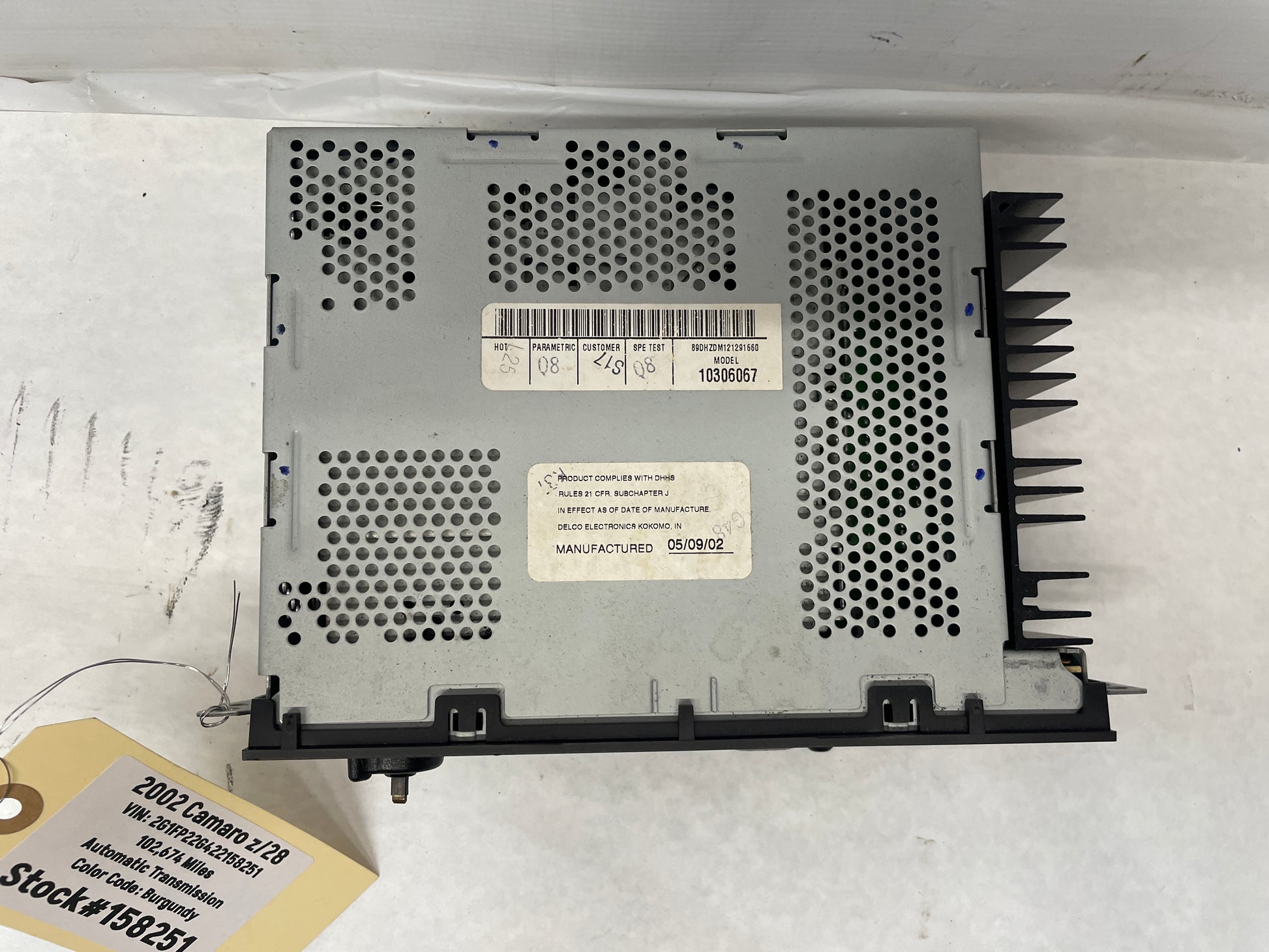 2002 Chevy Camaro Z28 Monsoon Radio CD Player Receiver Stereo OEM - Day's Parts Yard